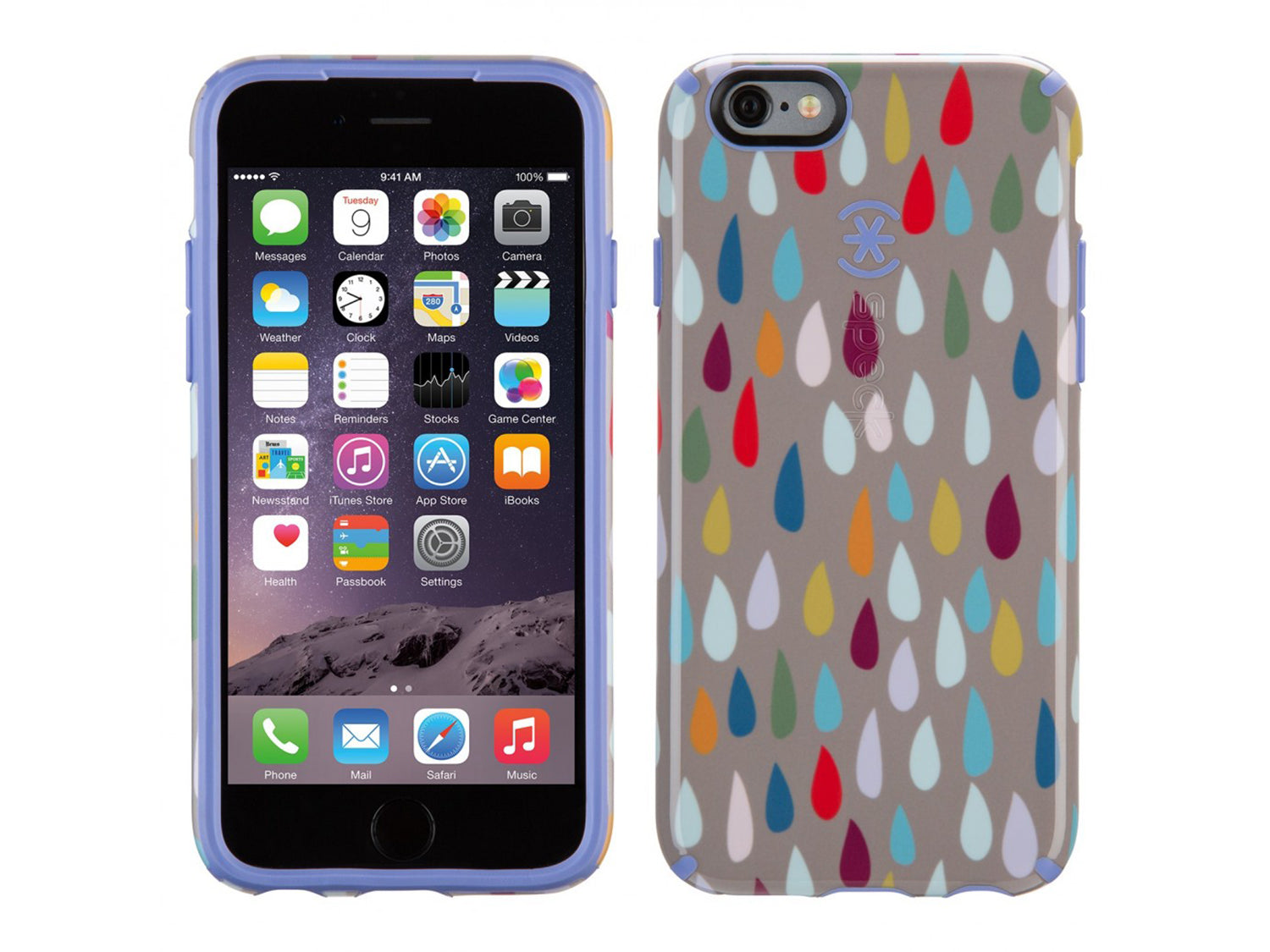 Speck iPhone 6S Plus CandyShell Inked Rainbow Drop Spectr