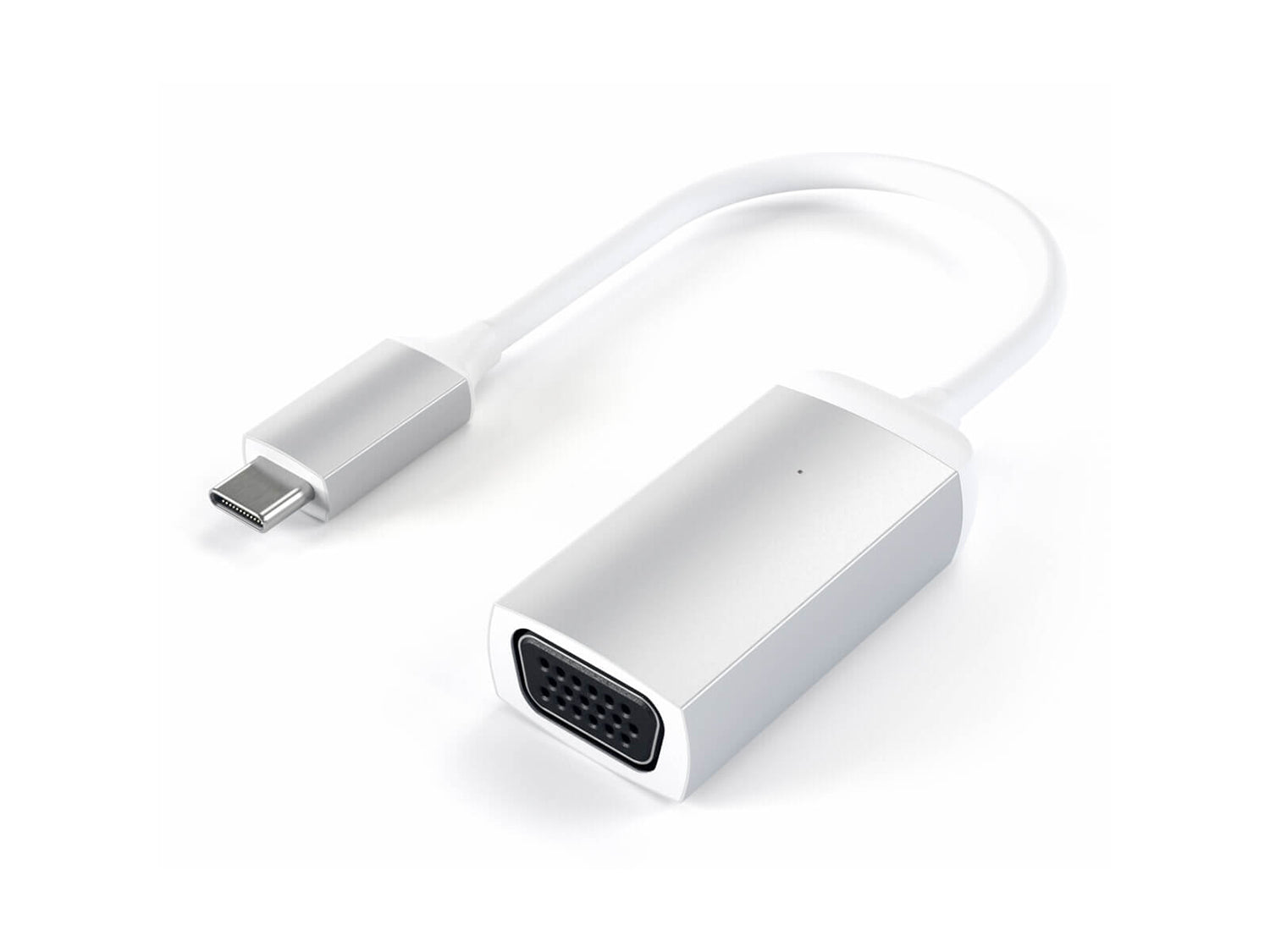 Satechi Aluminum USB-C to VGA Adapter, Сребрист