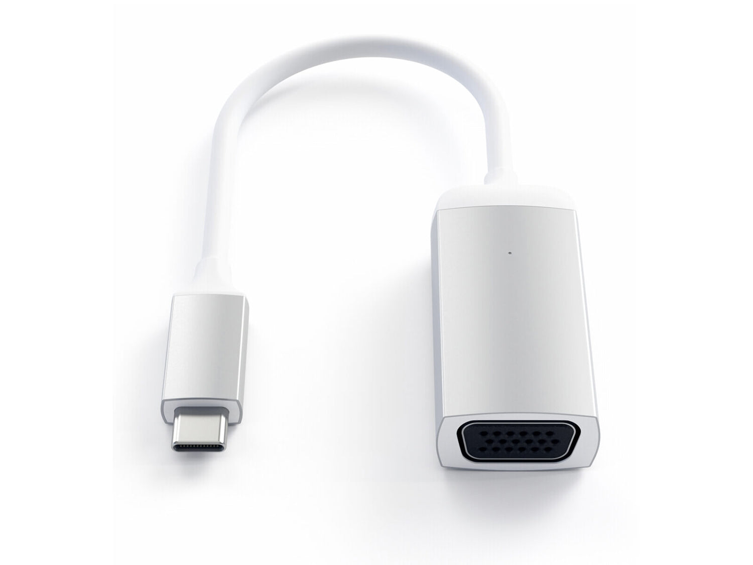 Satechi Aluminum USB-C to VGA Adapter, Сребрист