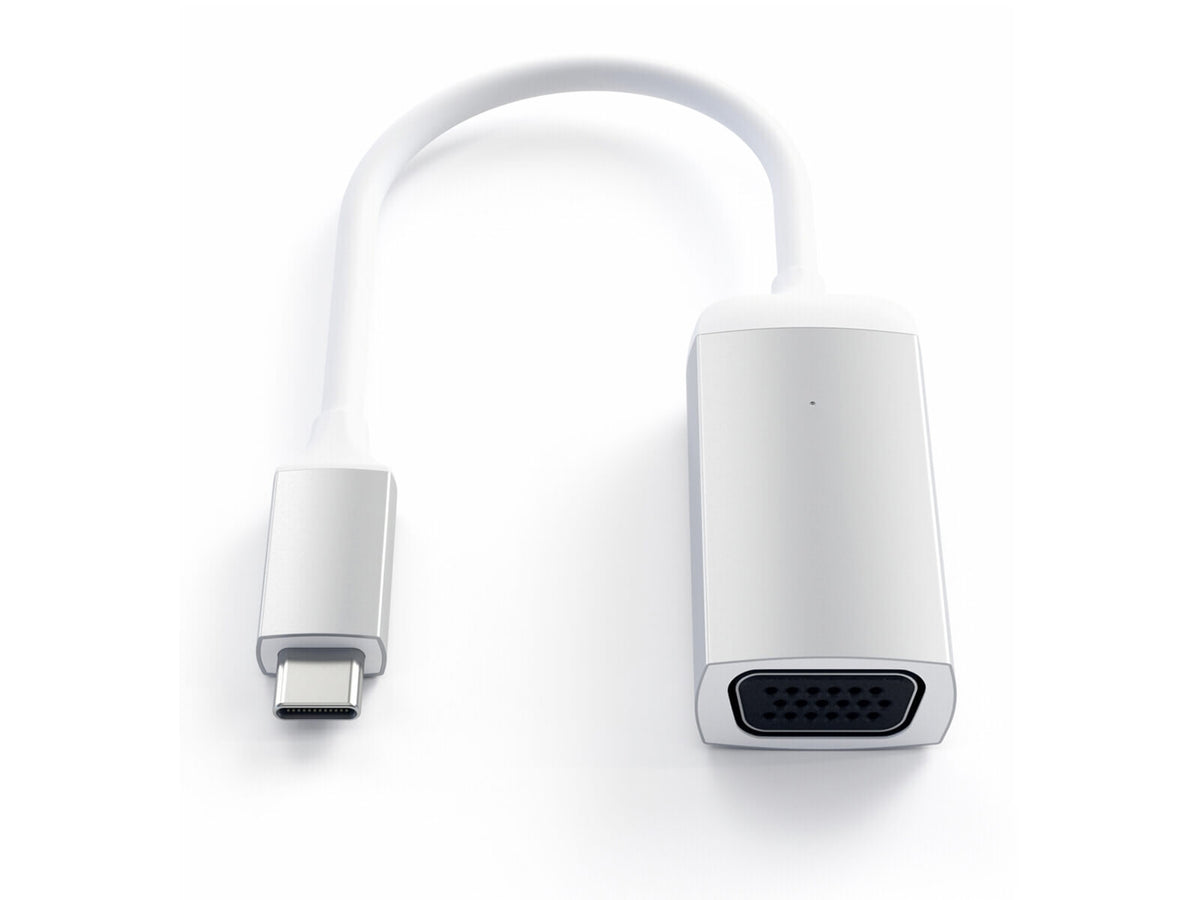 Satechi Aluminum USB-C to VGA Adapter, Сребрист