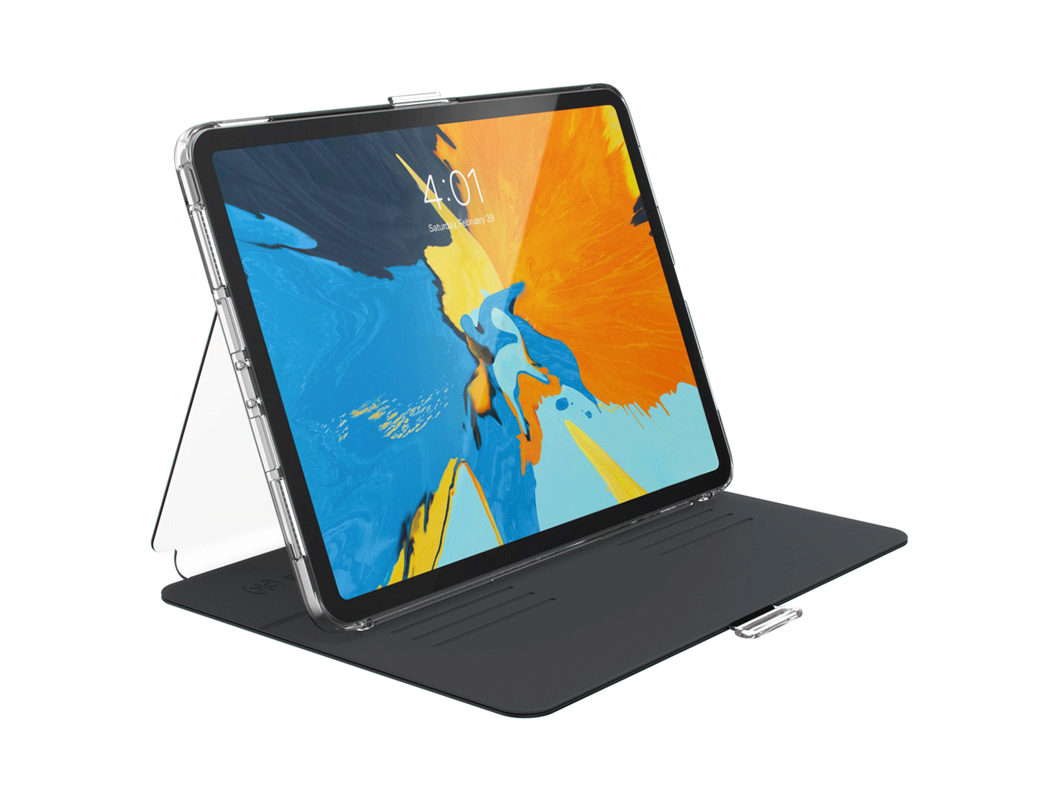 Speck Balance Folio Clear iPad Pro 11", Black/Clear