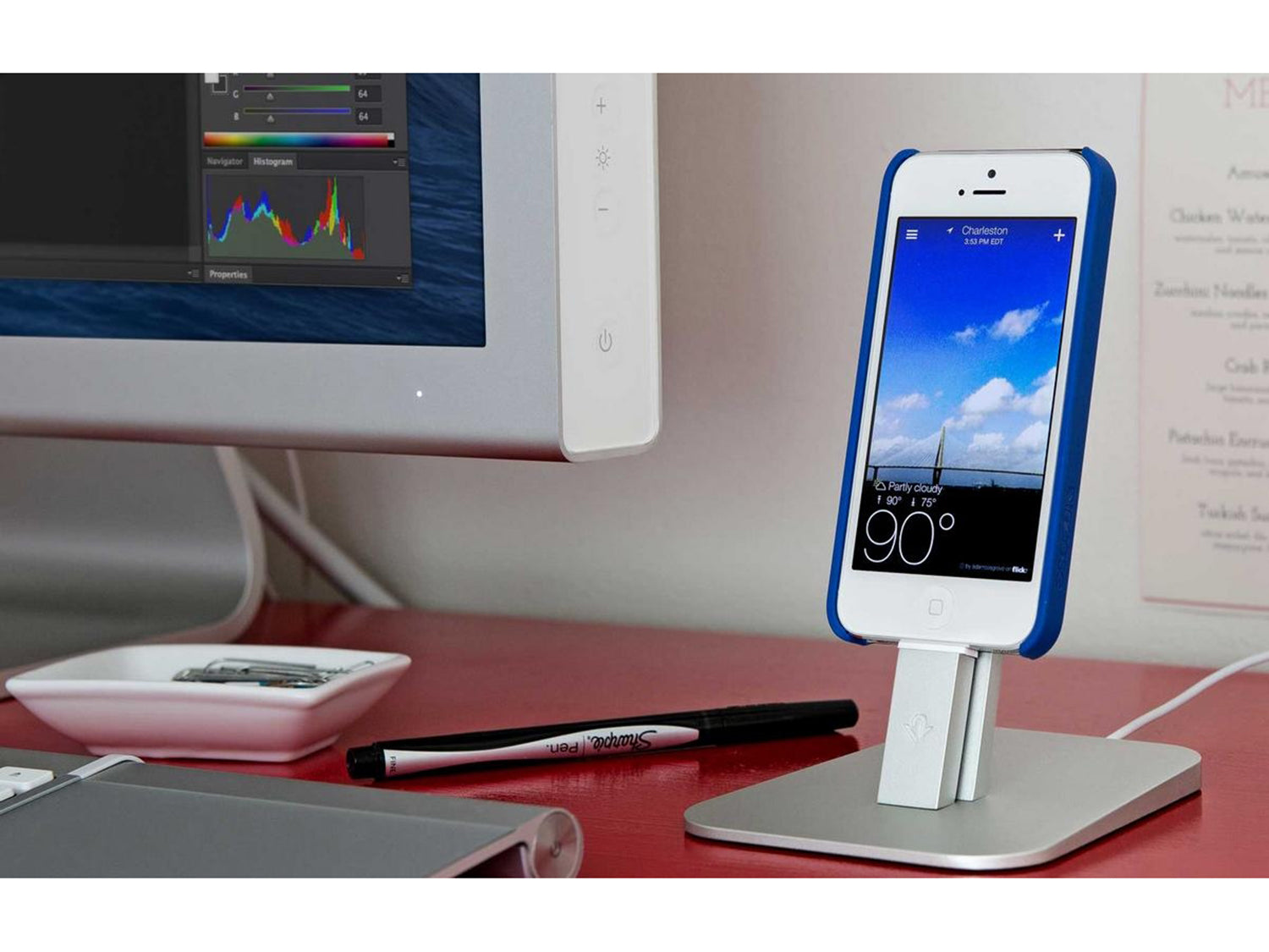 TwelveSouth HiRise Deluxe, в сребристо