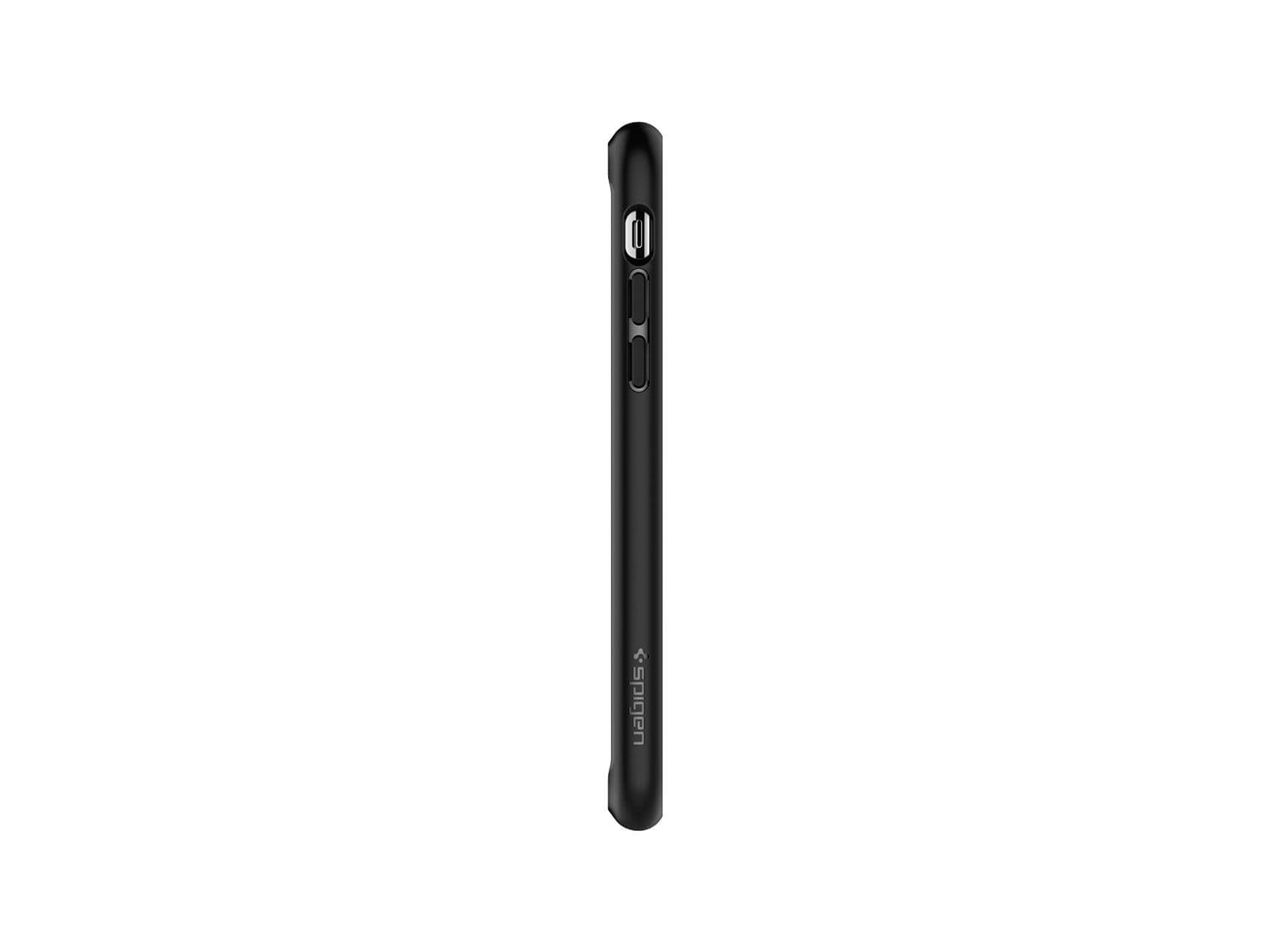 Spigen Ultra Hybrid Case за iPhone XS, iPhone X, черен-прозрачен