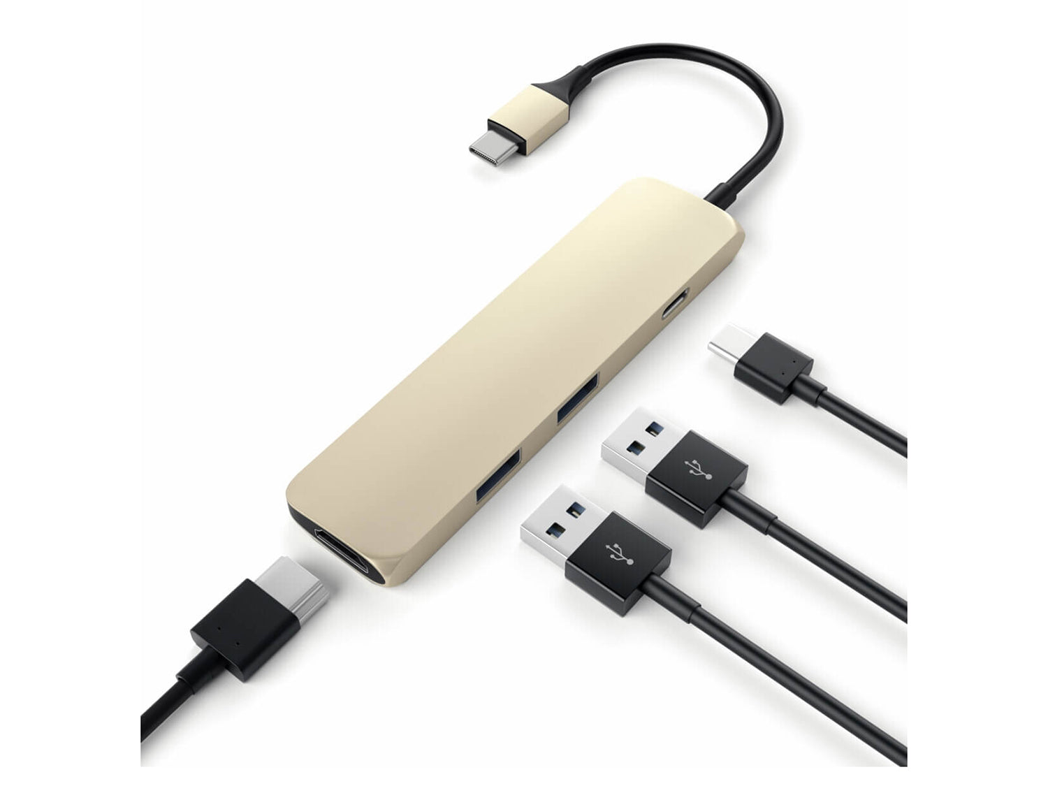 Satechi USB-C Multiport Adapter, в златисто