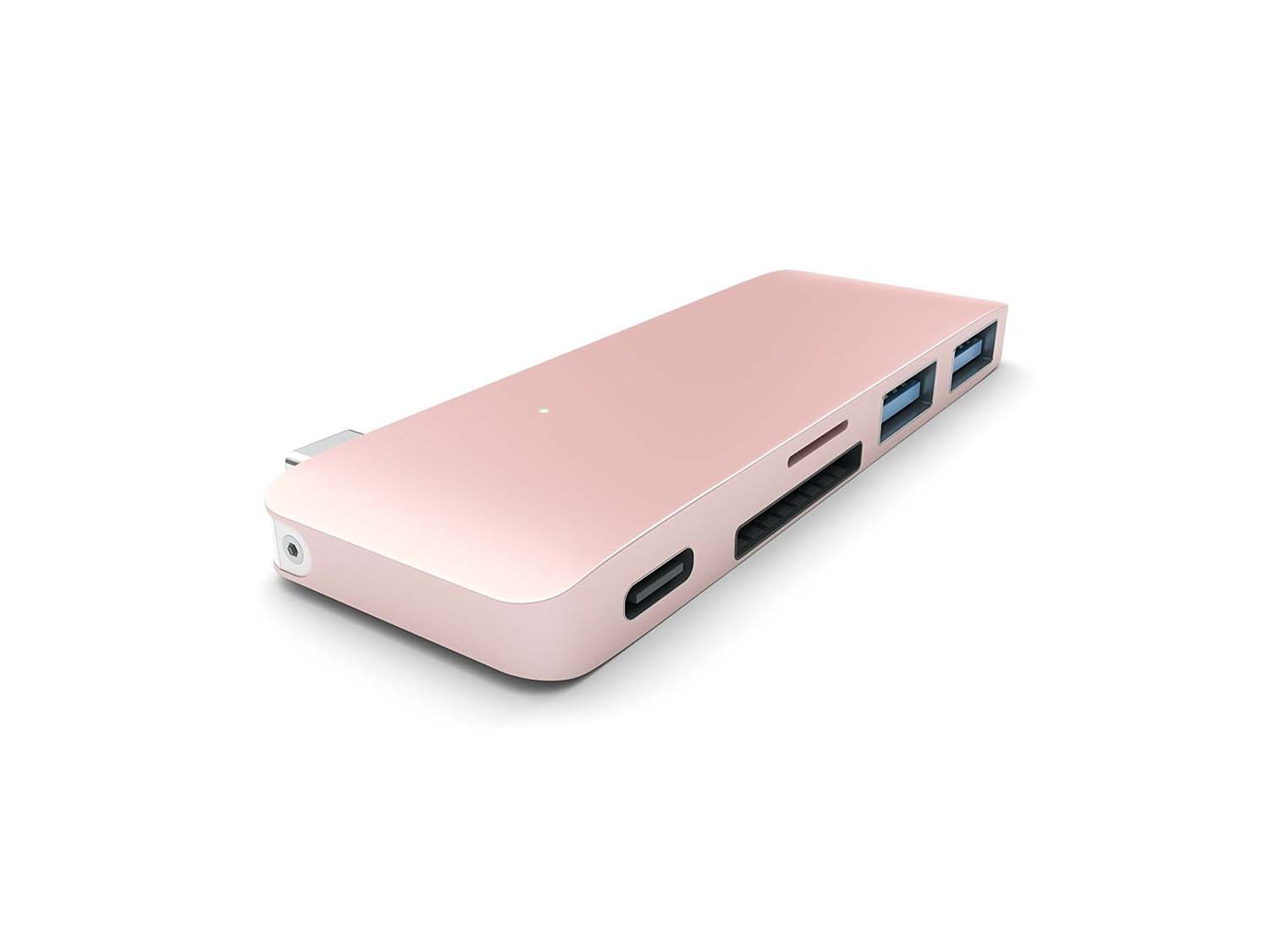 Satechi USB-C Pass Through USB Hub, Rose Gold