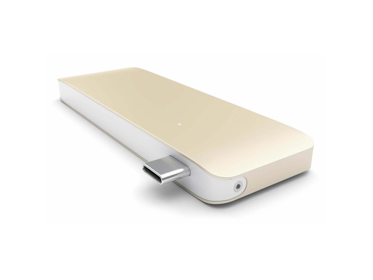 Satechi USB-C Pass Through USB Hub, Gold
