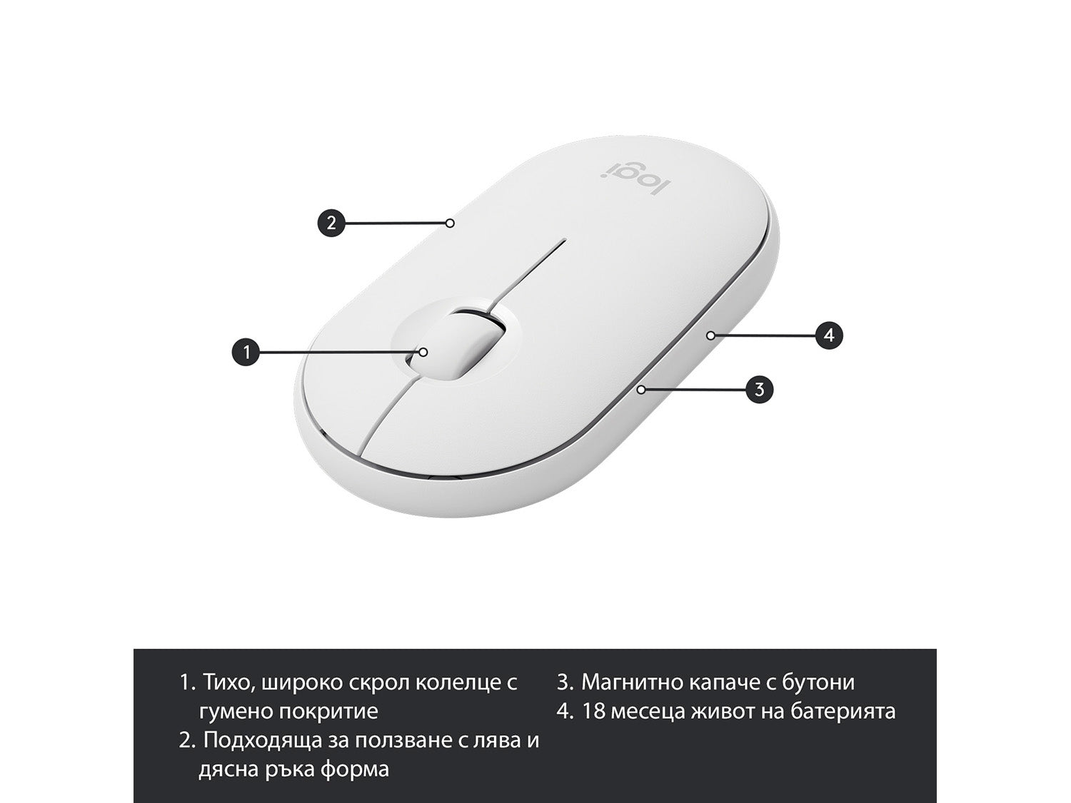 Logitech MK470, OFFWHITE