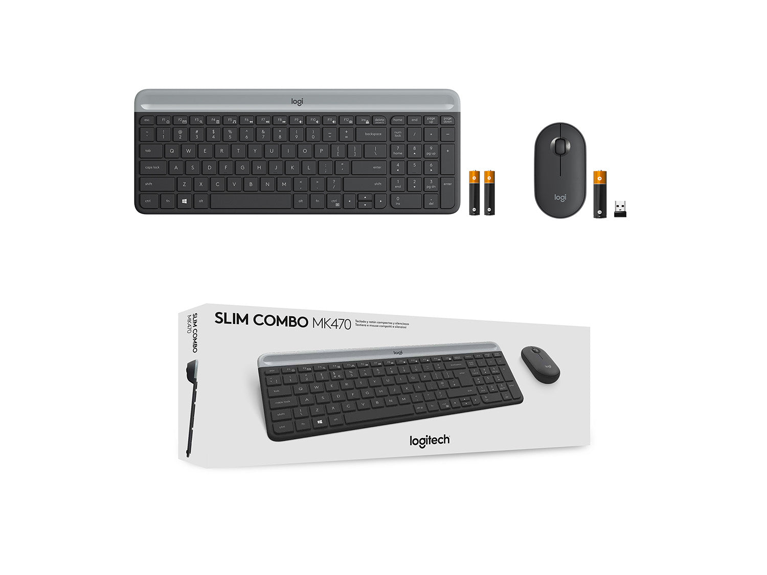 Logitech MK470, Graphite
