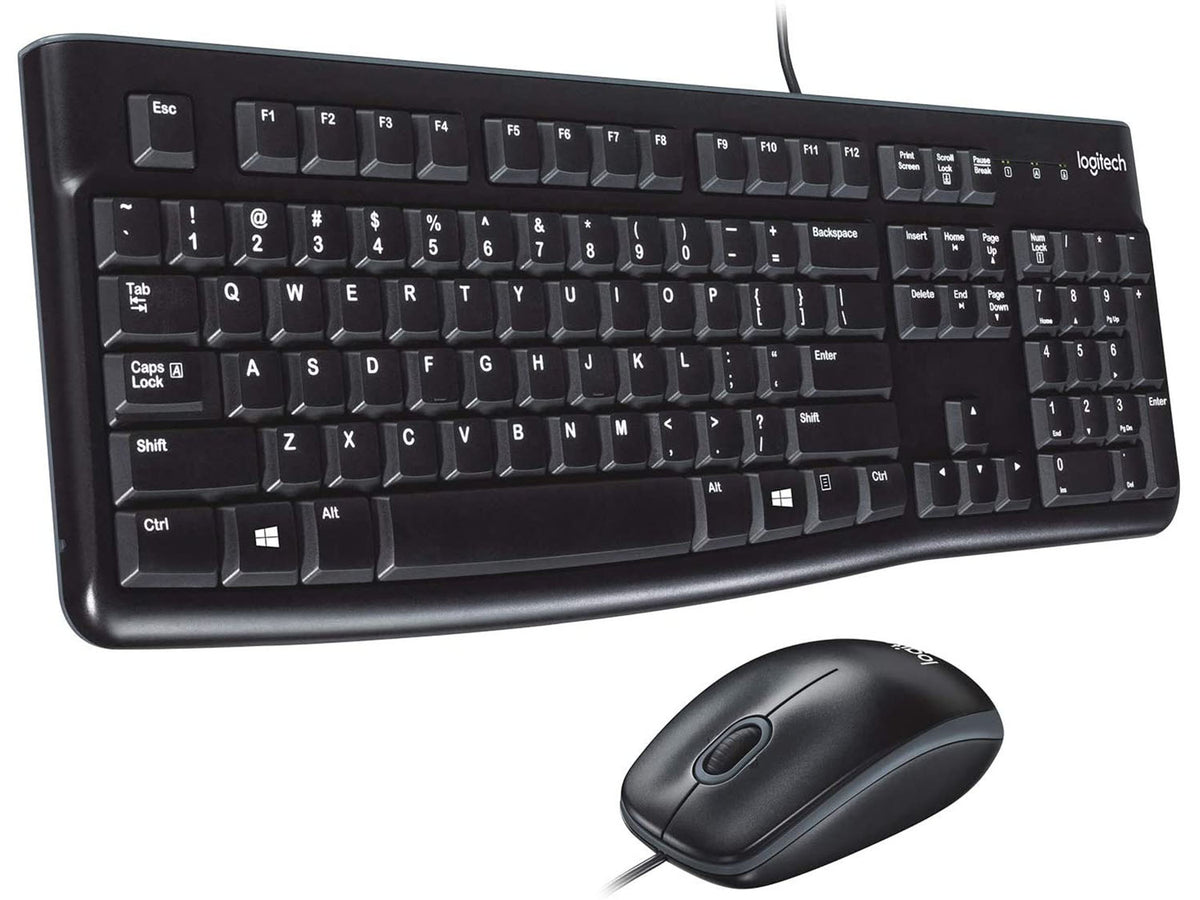 Logitech MK120 Corded Keyboard and Mouse Combo