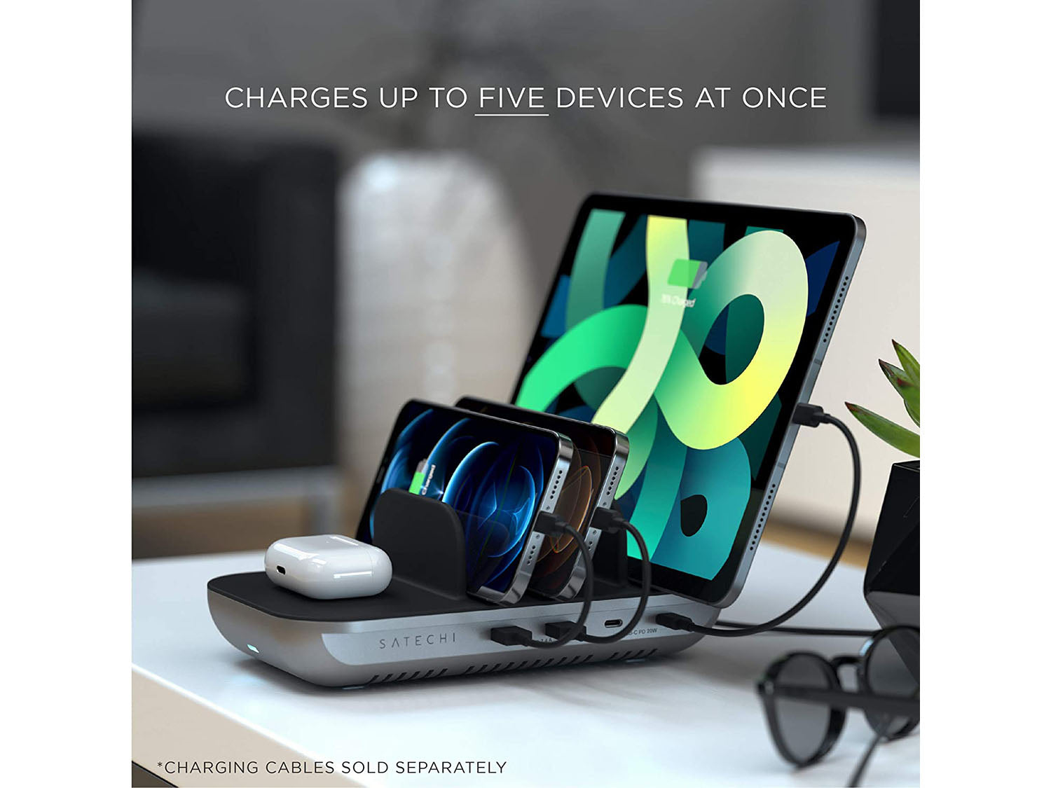 Satechi Dock 5 Multi device charging station with EU plus