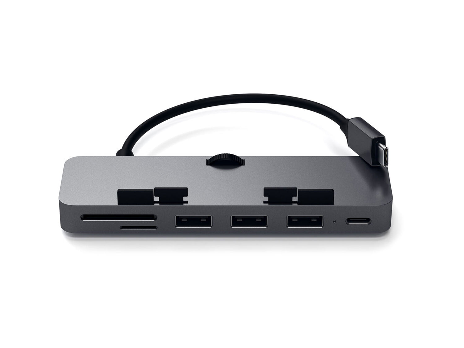 Satechi Aluminum TYPE-C CLAMP PRO Hub (3x USB 3.0,MicroSD) - Space Gray