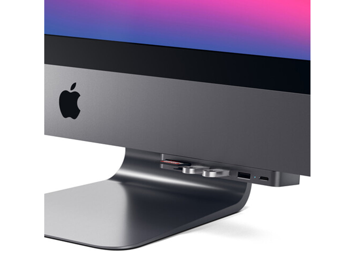 Satechi Aluminum TYPE-C CLAMP PRO Hub (3x USB 3.0,MicroSD) - Space Gray