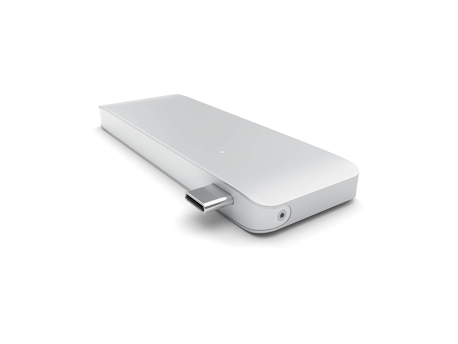 Satechi Aluminium TYPE-C Passthrough USB Hub - Silver