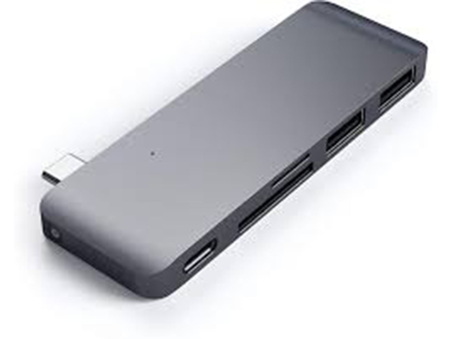 Satechi Aluminium TYPE-C Passthrough USB Hub - Space Grey