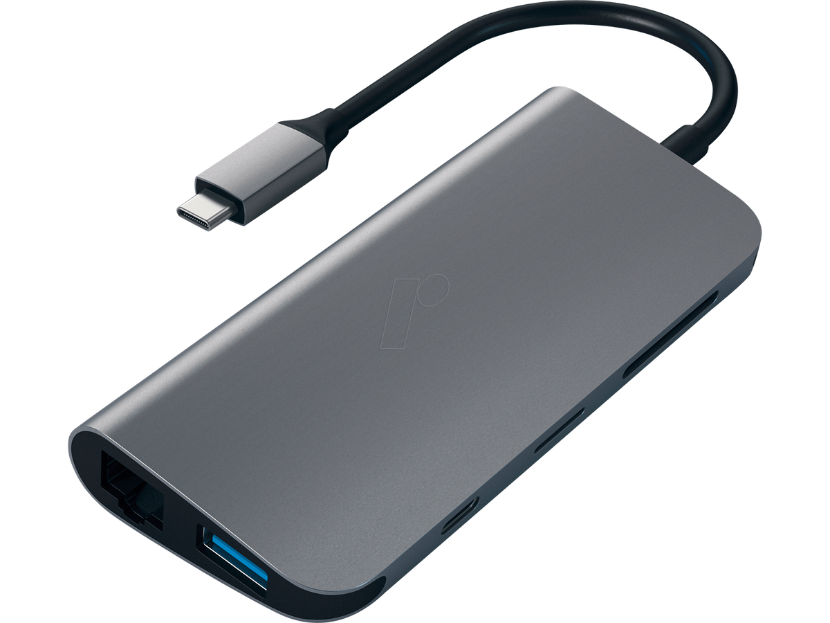 Satechi Aluminium TYPE-C Multimedia Adapter - Space Gray