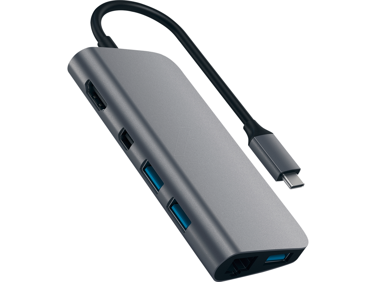 Satechi Aluminium TYPE-C Multimedia Adapter - Space Gray