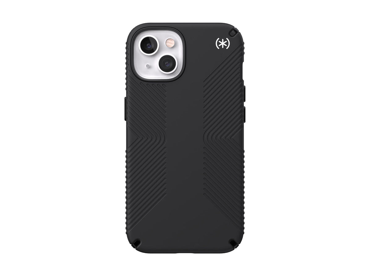 Speck iPhone 13 Presidio 2 Grip - Black/Black/White