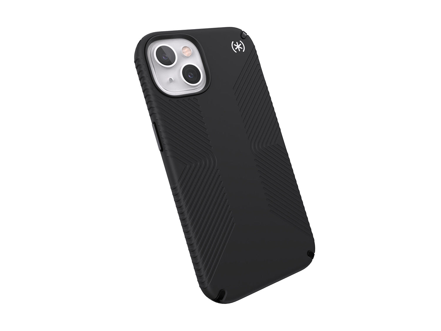 Speck iPhone 13 Presidio 2 Grip - Black/Black/White