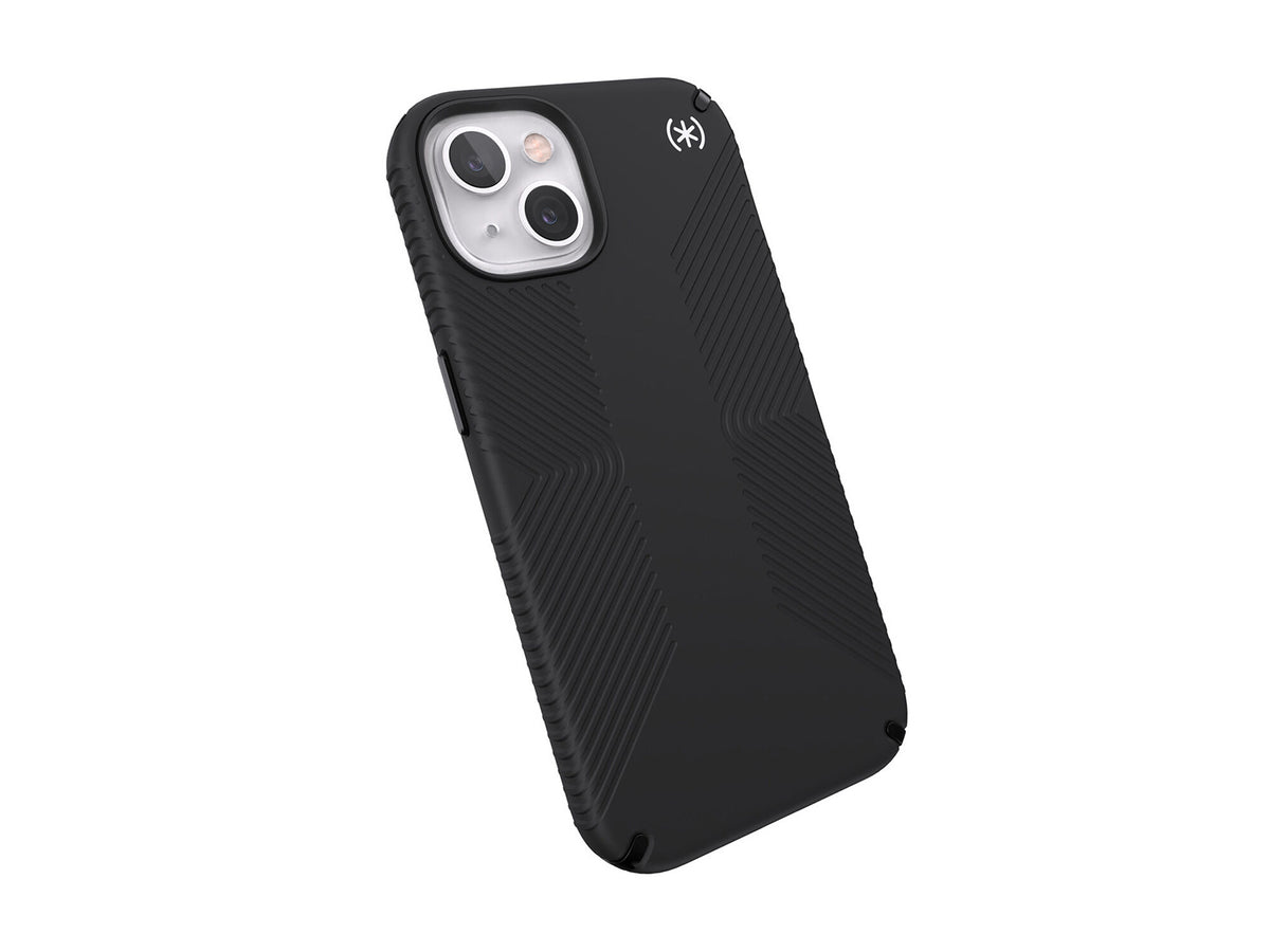 Speck iPhone 13 Presidio 2 Grip - Black/Black/White