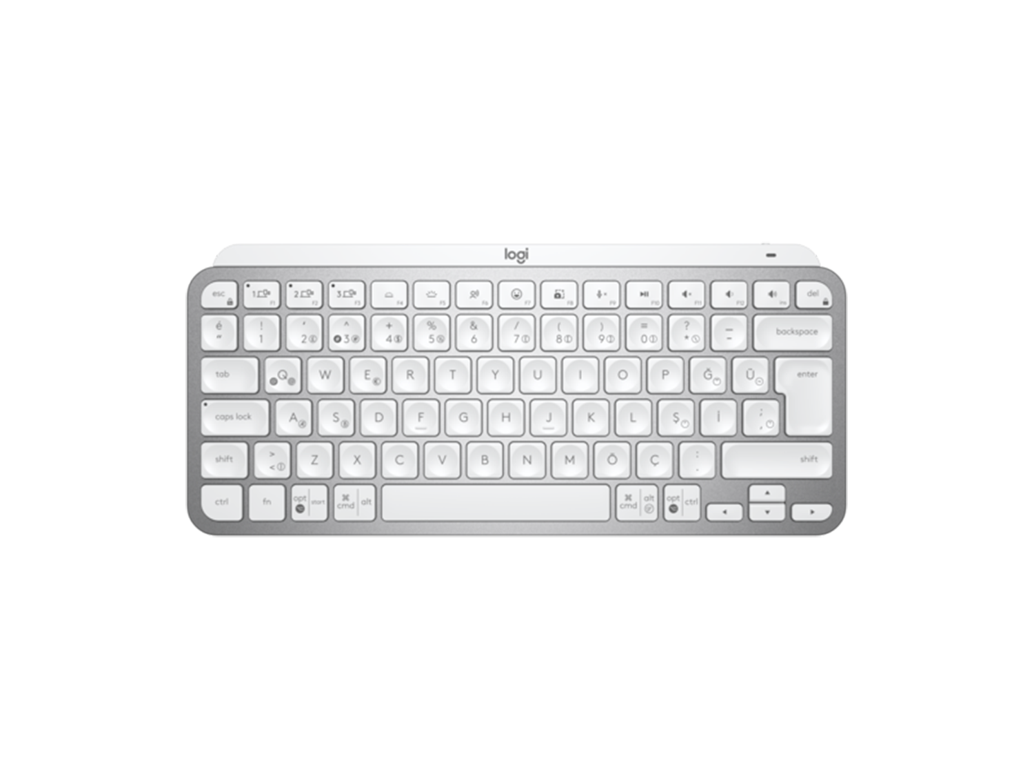 Logitech MX Keys Mini, US, PALE GREY