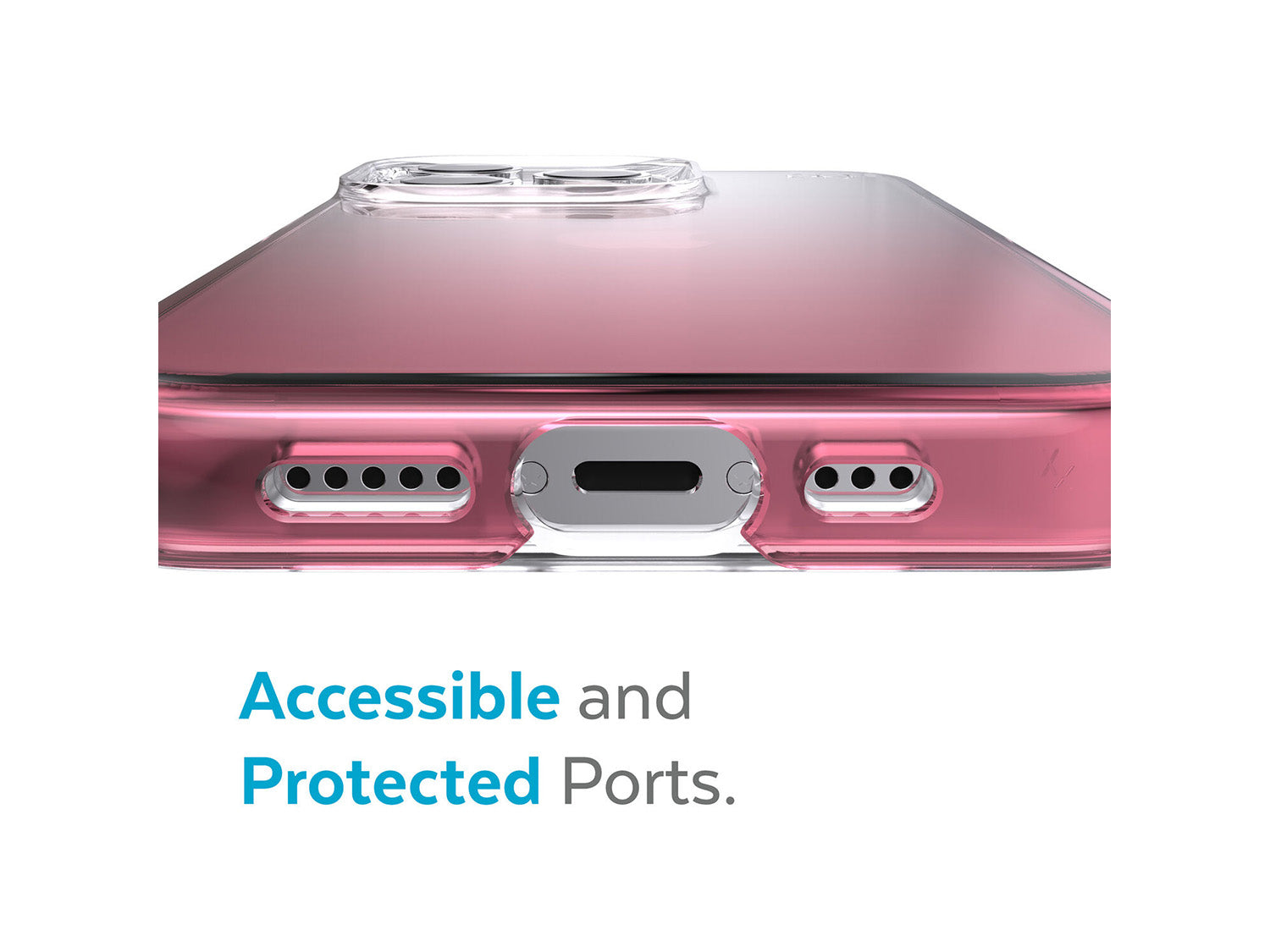 Speck iPhone 13 Pro Presidio Perfect Clear Ombre Clear/Vintage Rose