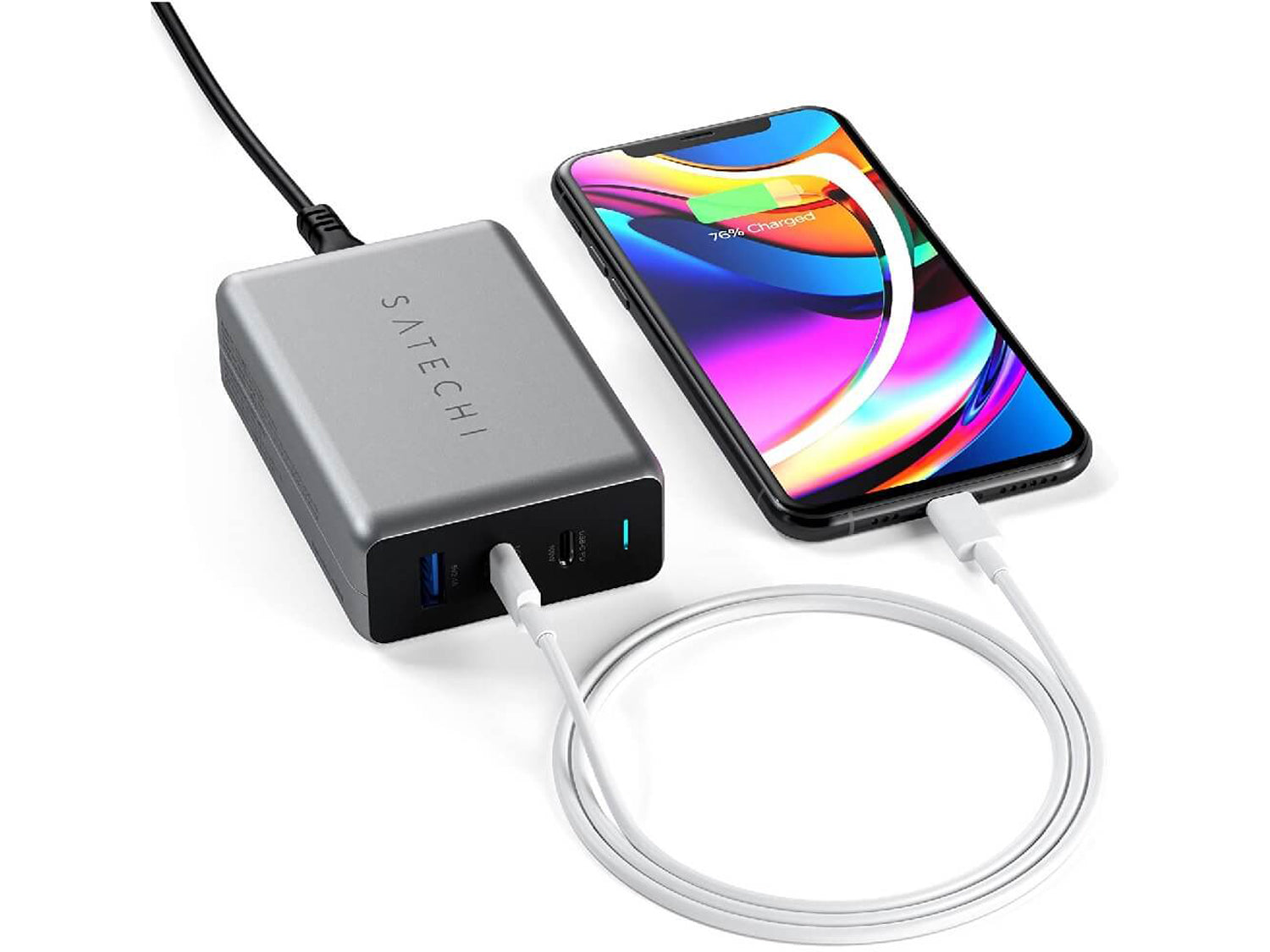 Satechi 100W USB-C PD Compact GaN Charger