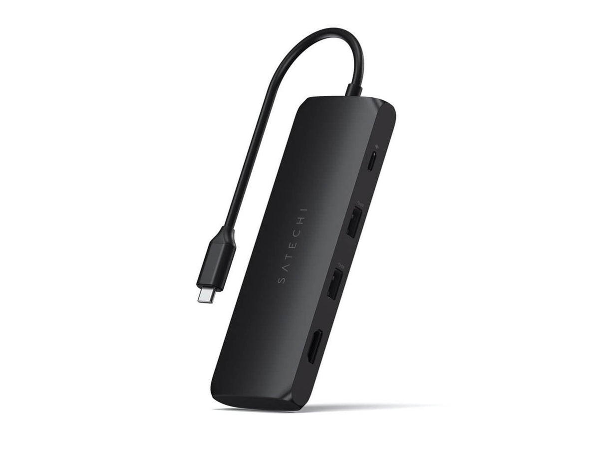 Satechi Aluminium USB-C Hybrid Multiport adapter, Black
