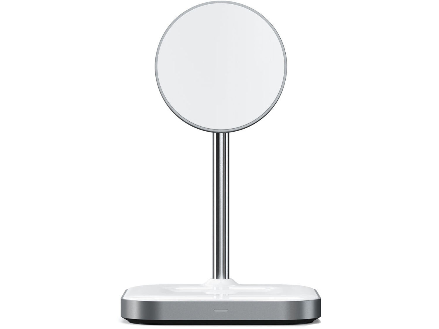 Satechi Aluminium 2-in-1 Magnetic Wireless Charging stand, white
