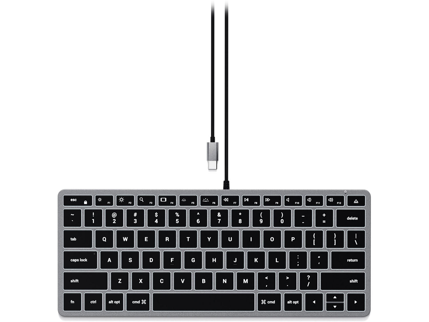 Satechi Slim W1 USB-C US - Space Grey