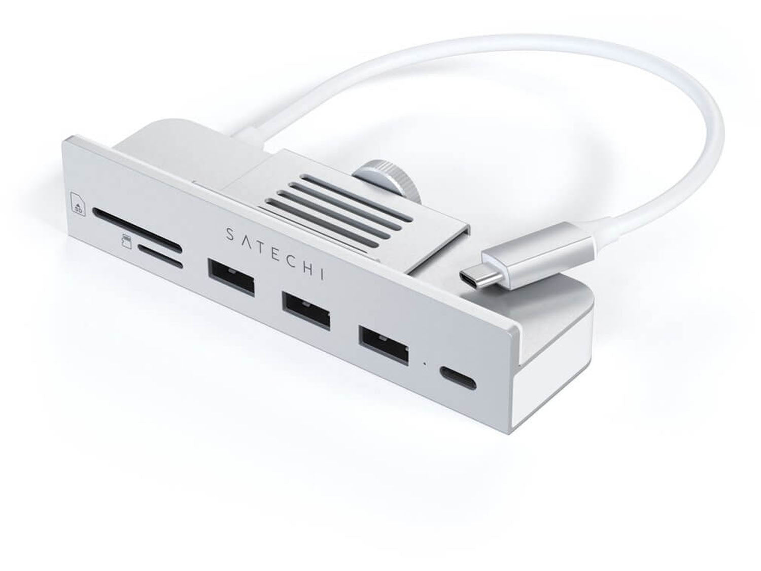 Satechi USB-C Clamp Hub за 24-инчов iMac, Silver