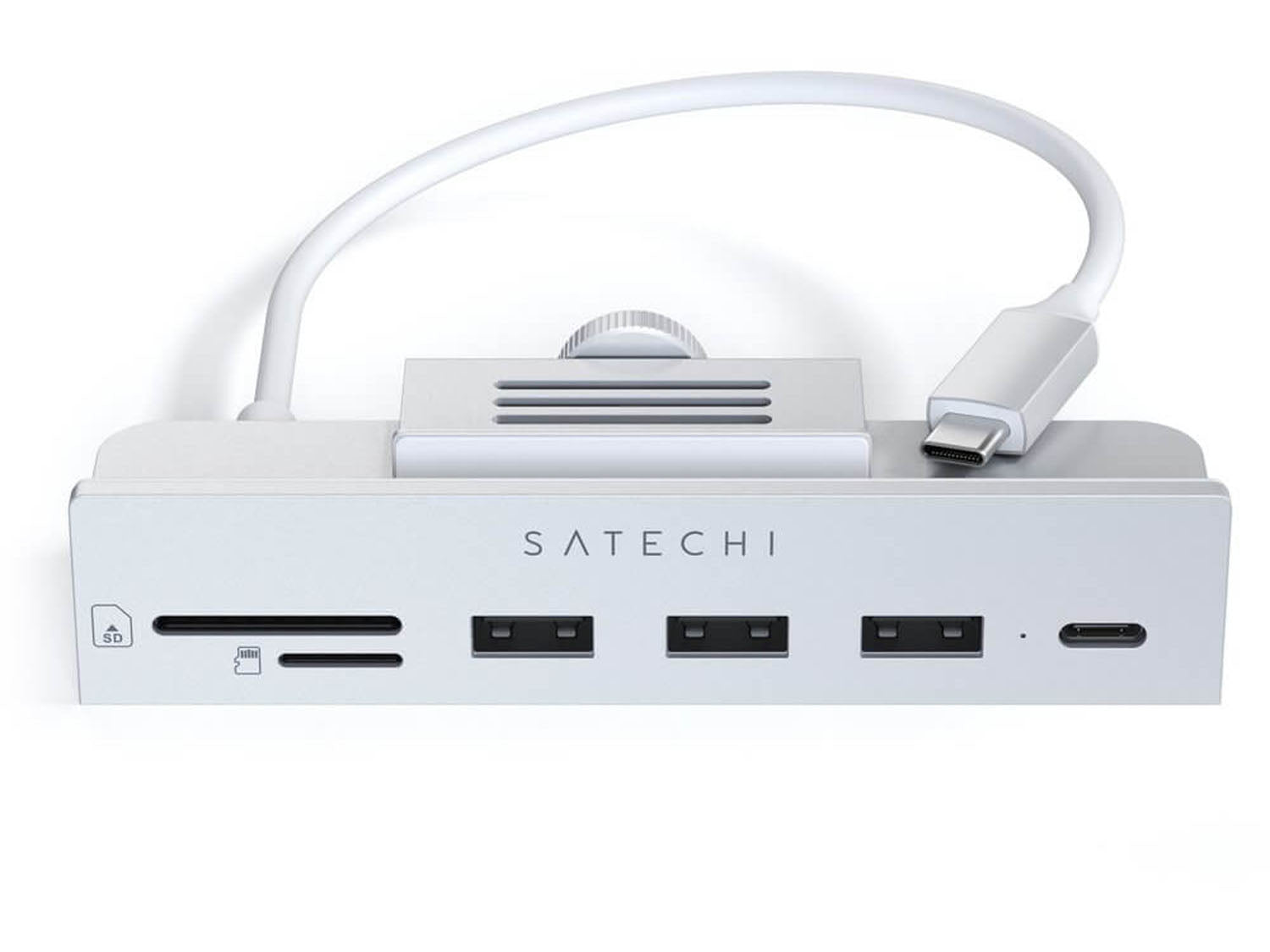 Satechi USB-C Clamp Hub за 24-инчов iMac, Silver