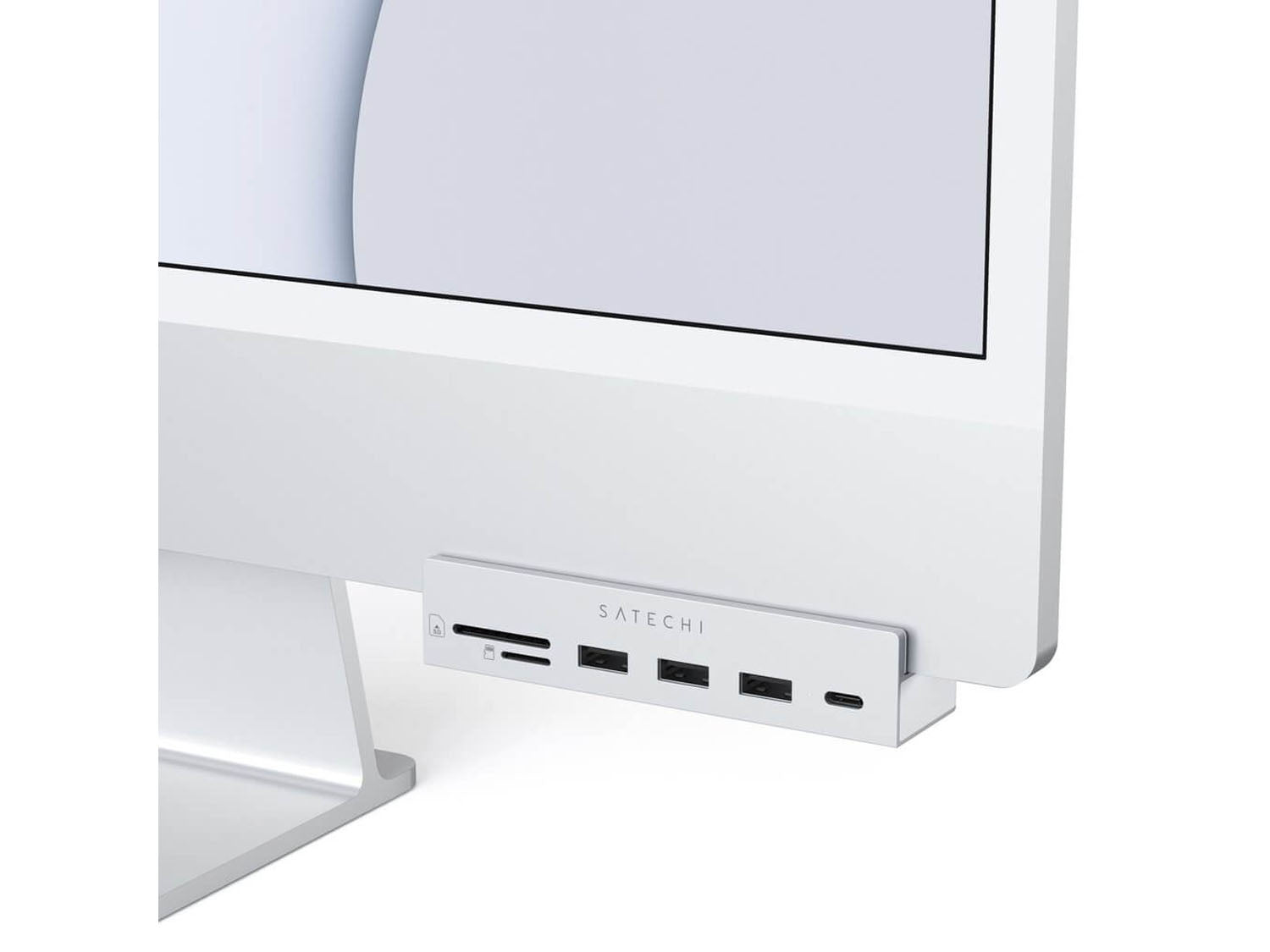 Satechi USB-C Clamp Hub за 24-инчов iMac, Silver