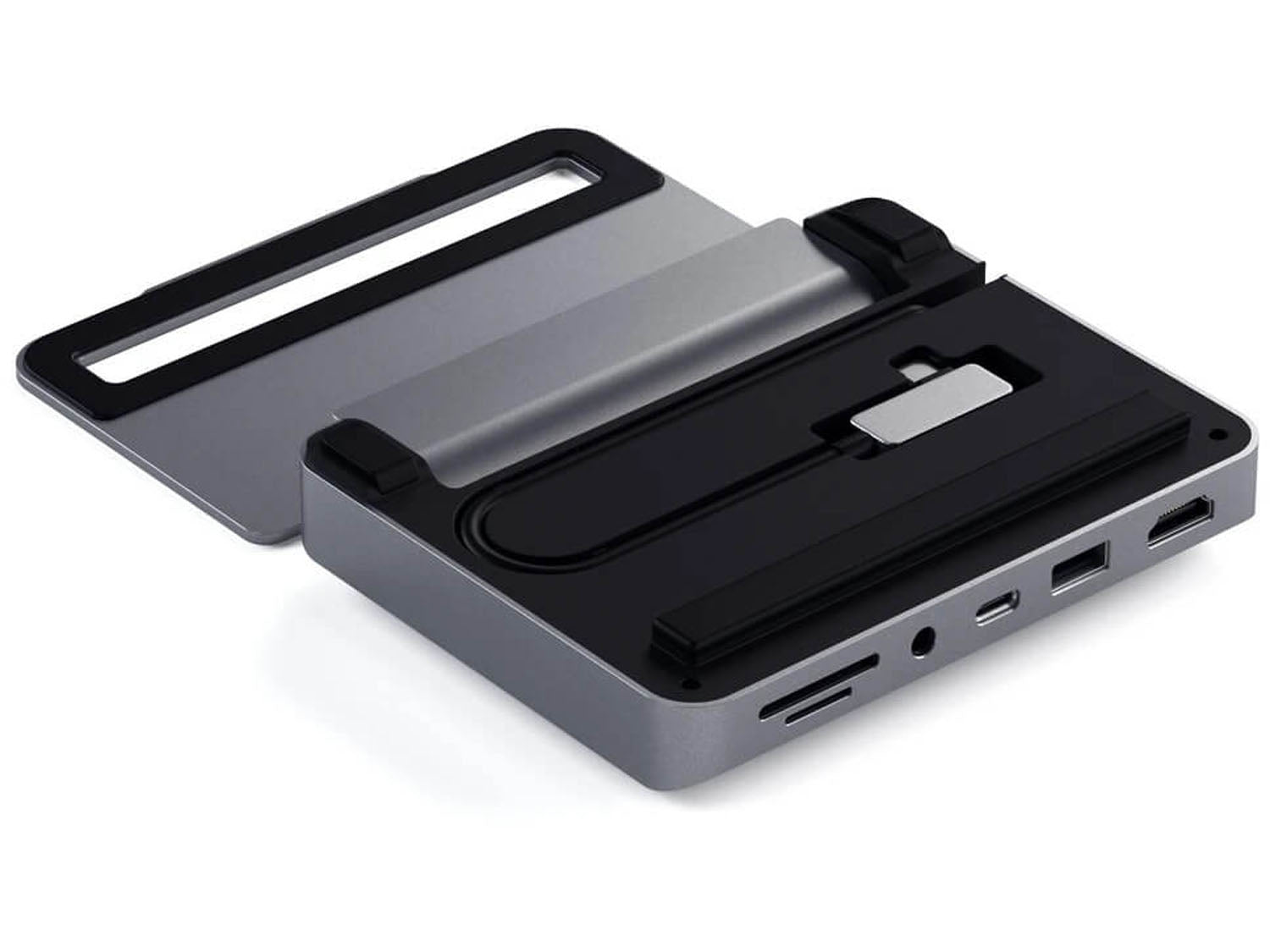 Satechi Aluminium Stand & Hub for iPad Pro, Space Grey