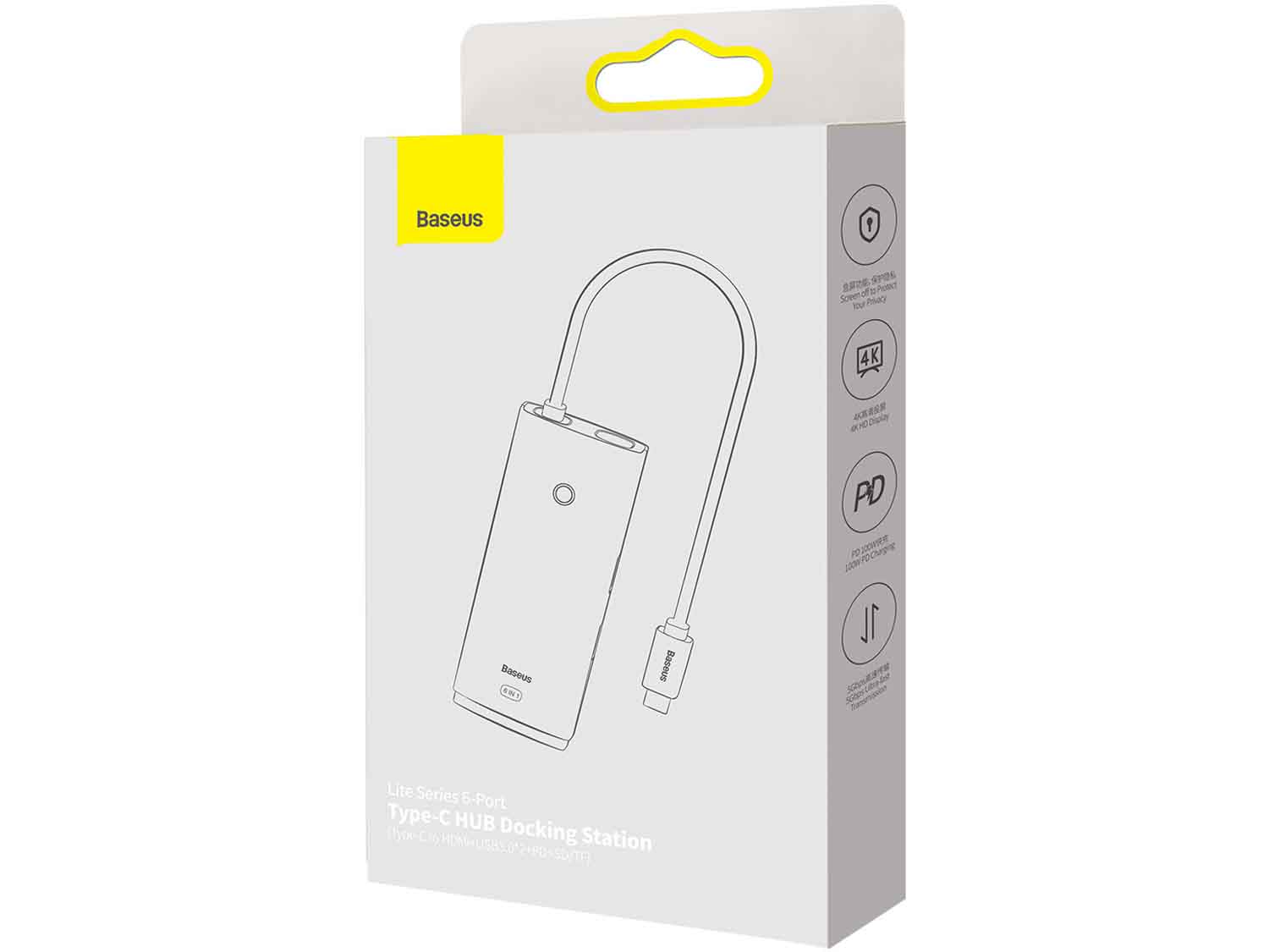 Baseus Lite Type-C, черен