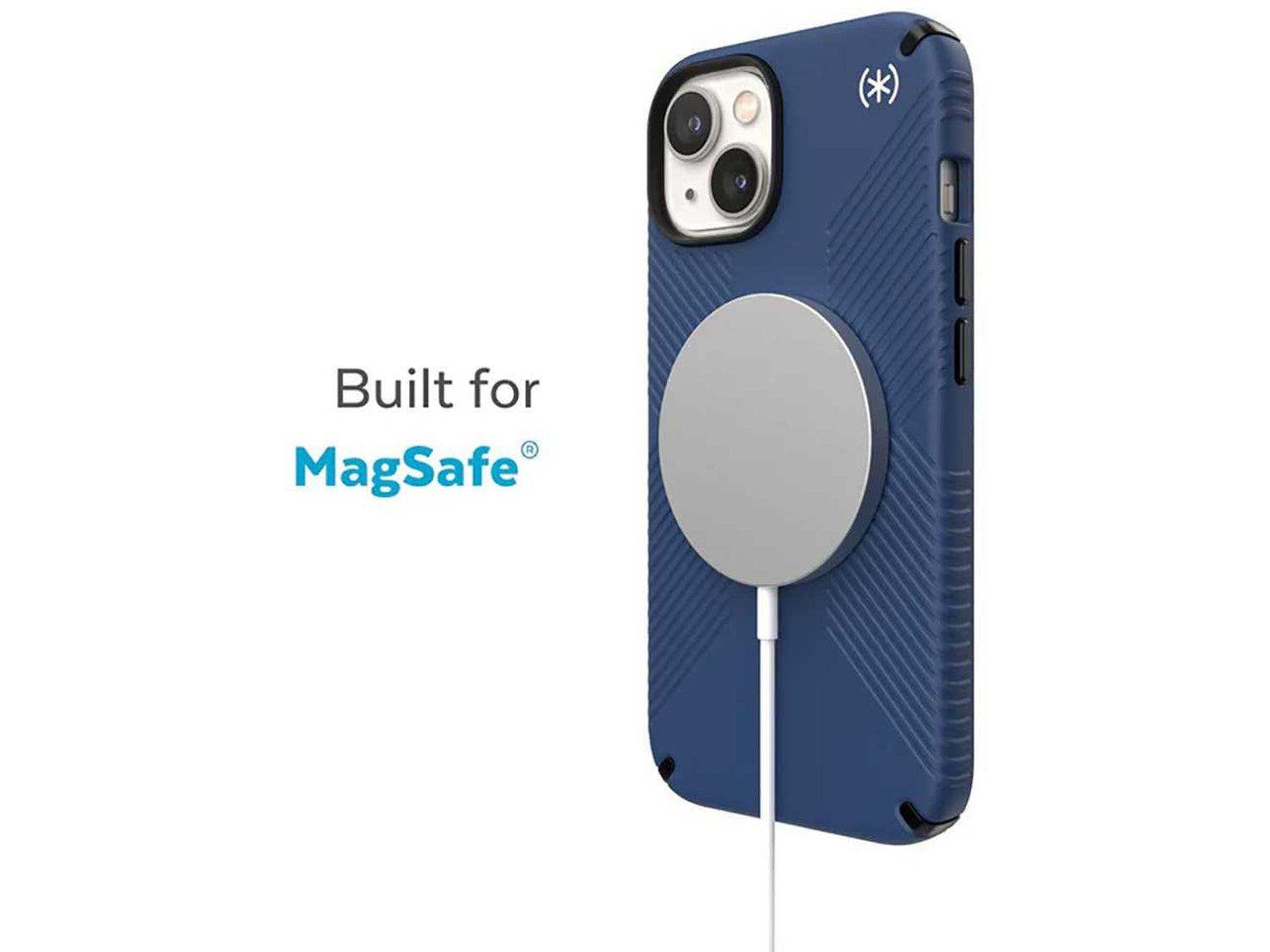Speck iPhone 14 Plus Presidio2 Grip, Coastal Blue/Black/White