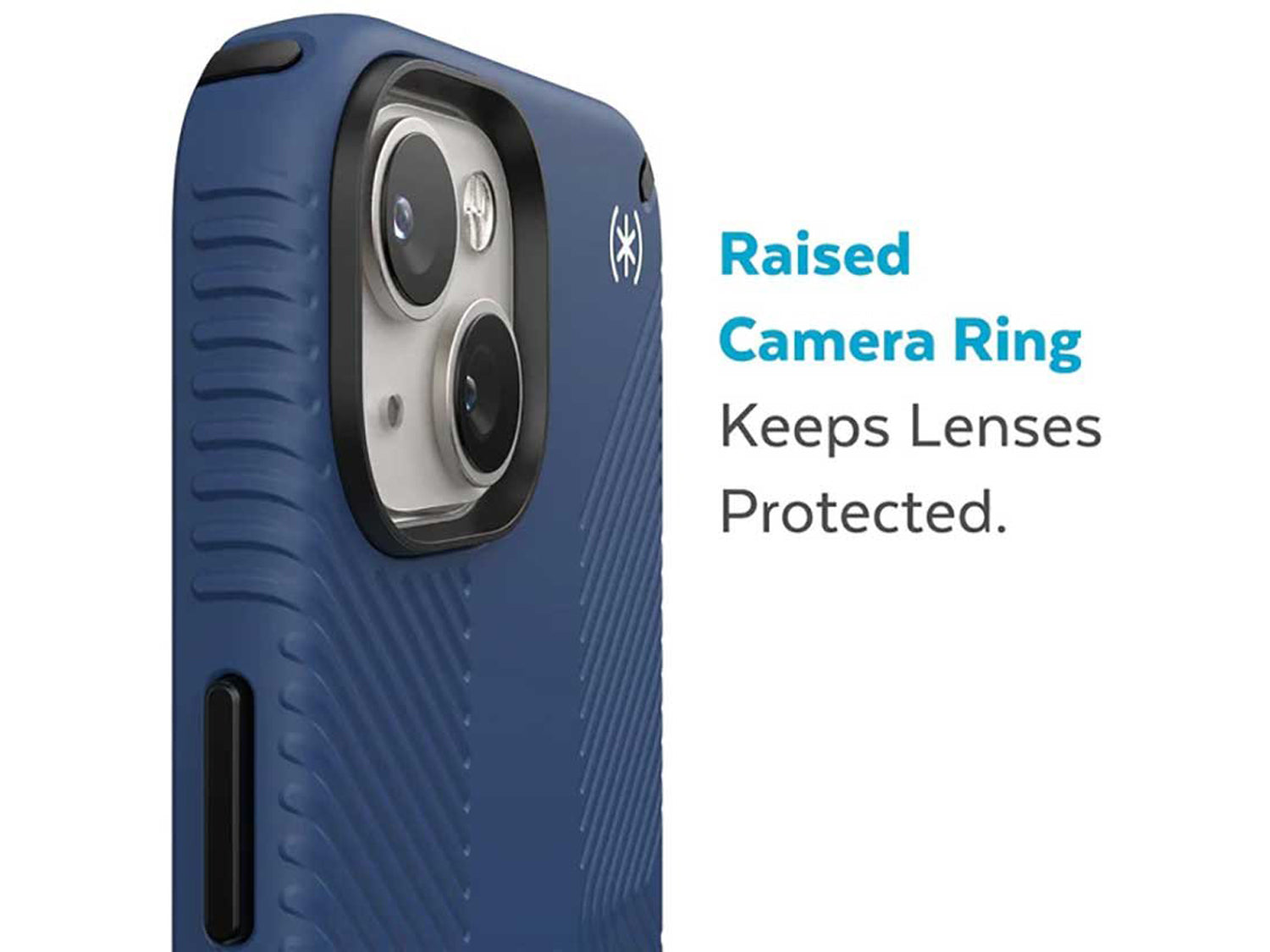 Speck iPhone 14 Plus Presidio2 Grip, Coastal Blue/Black/White