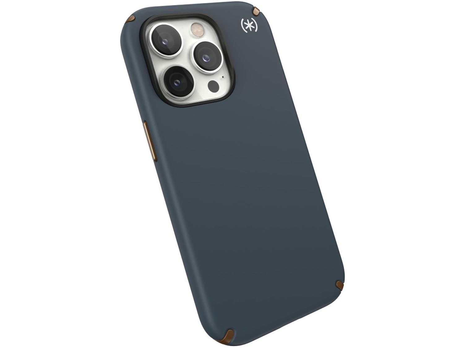 Speck iPhone 14 Pro Presidio 2 Pro, Charcoal/CoolBronzeWhite