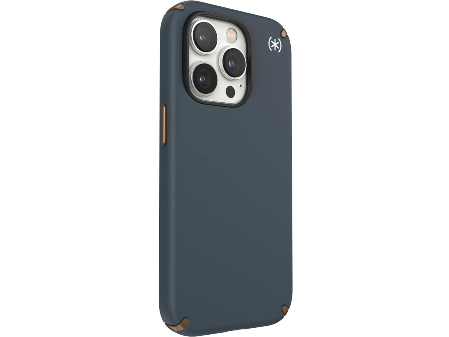 Speck iPhone 14 Pro Presidio 2 Pro, Charcoal/CoolBronzeWhite