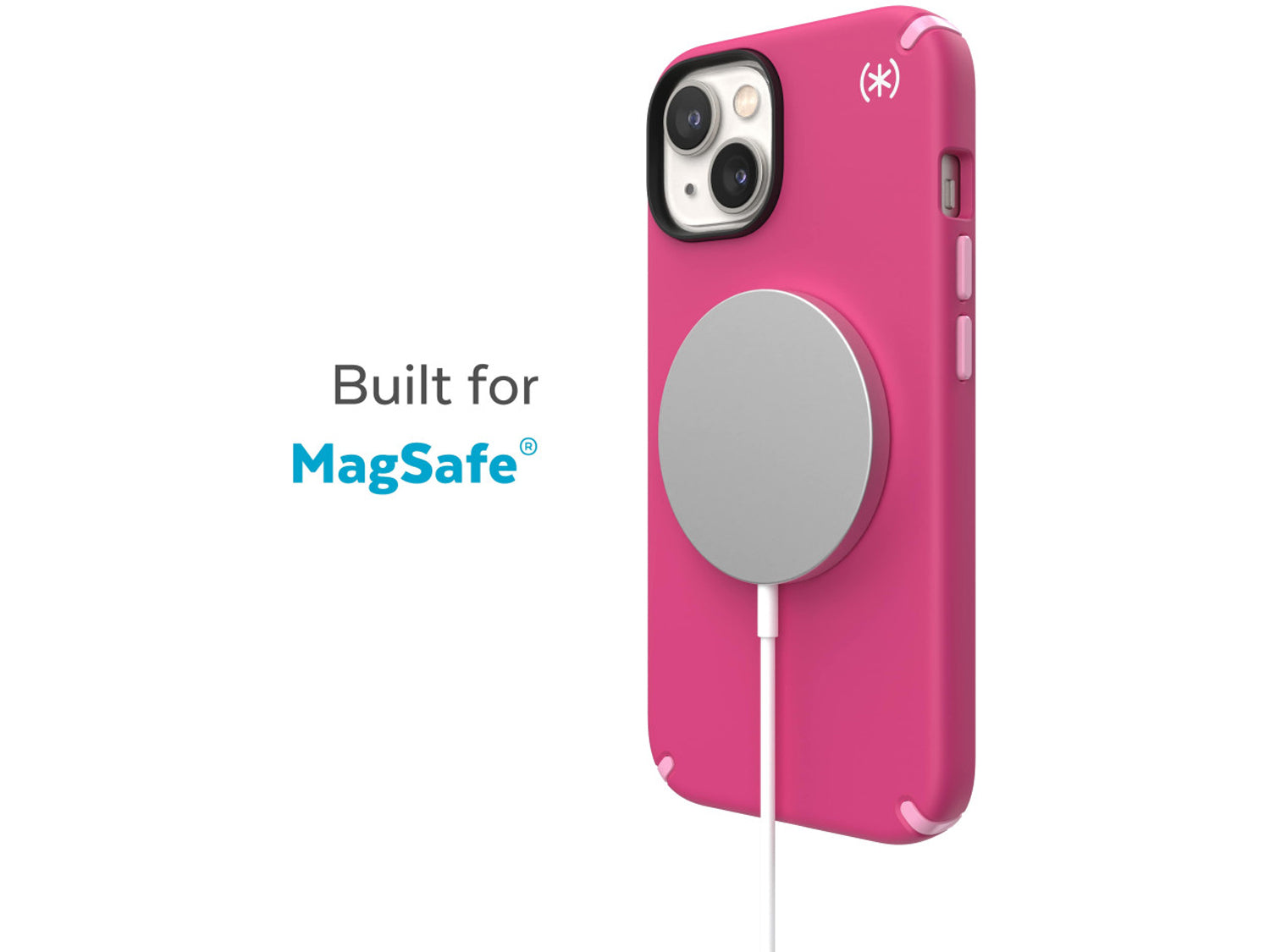 Speck iPhone 14, iPhone 16e Presidio2 Pro MagSafe, DigitalPink/BlossomPinkWhite