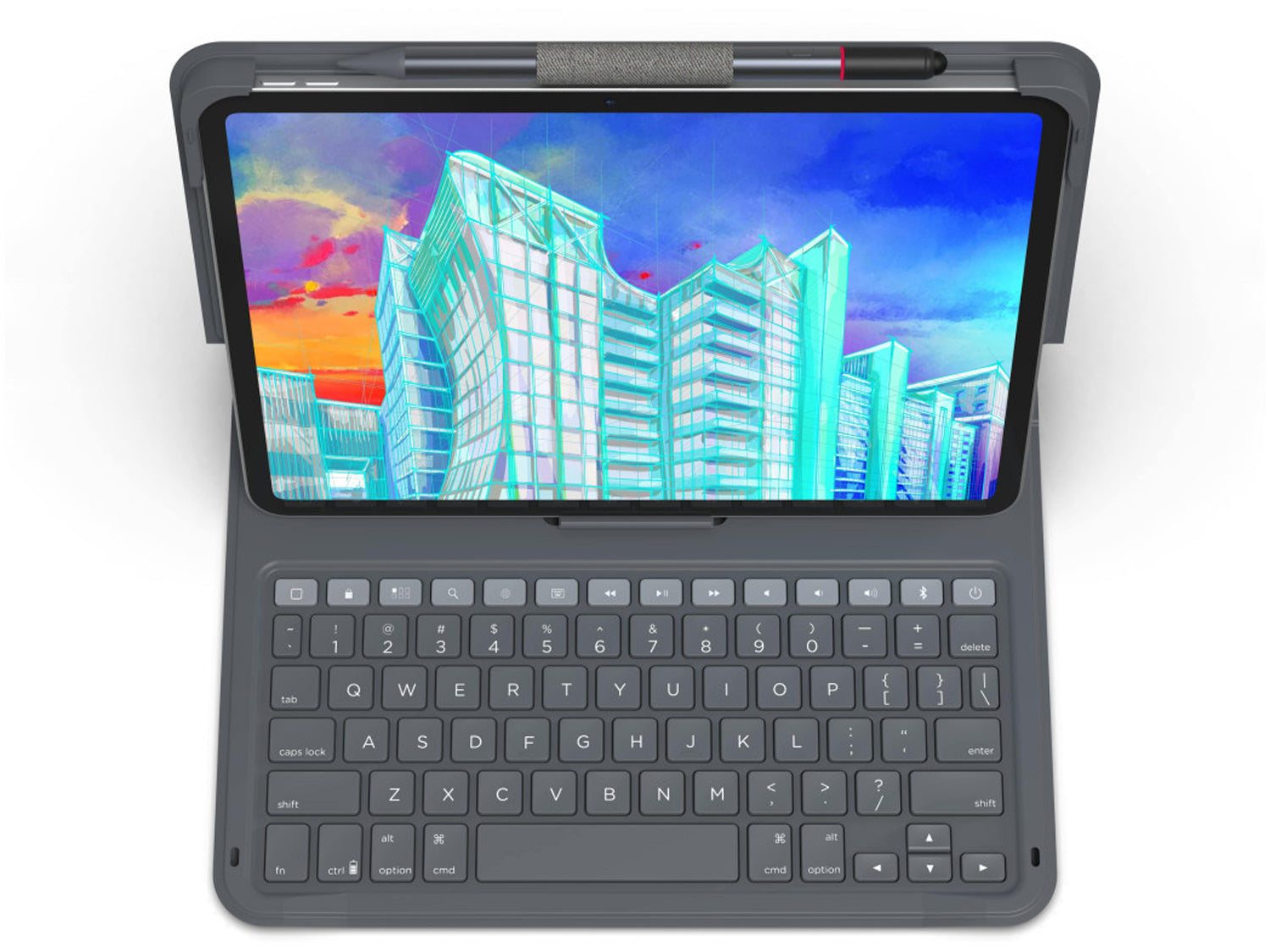 ZAGG Keyboard Messenger Folio 2 Apple iPad 10.9 (10th Gen) Charcoal UK