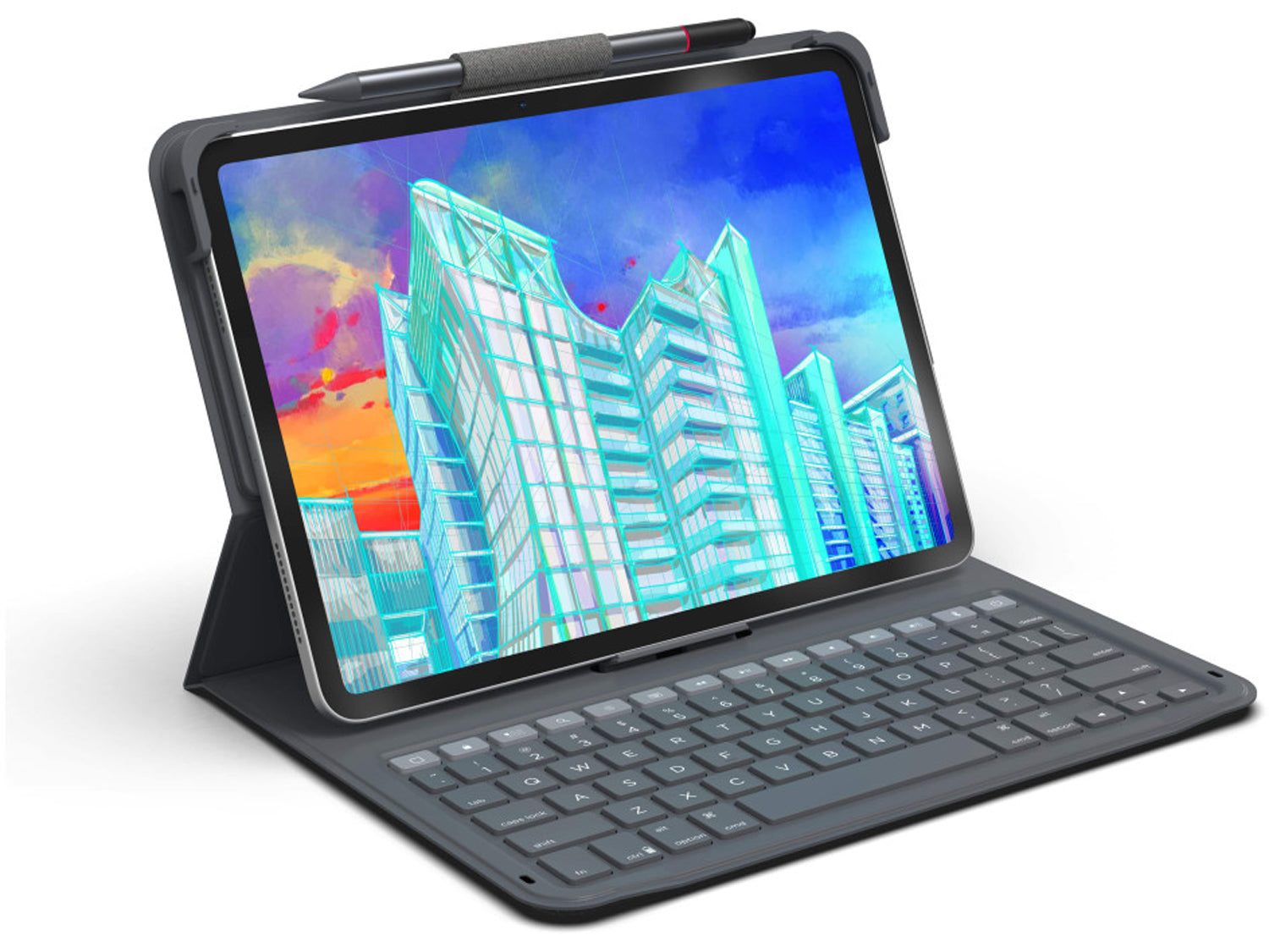 ZAGG Keyboard Messenger Folio 2 Apple iPad 10.9 (10th Gen) Charcoal UK