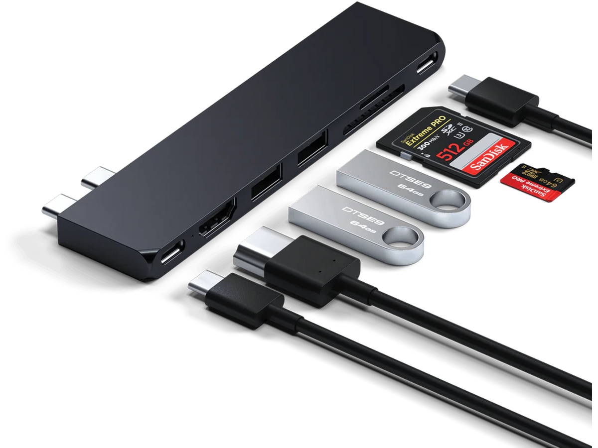 Satechi Pro Hub Slim Midnight Black