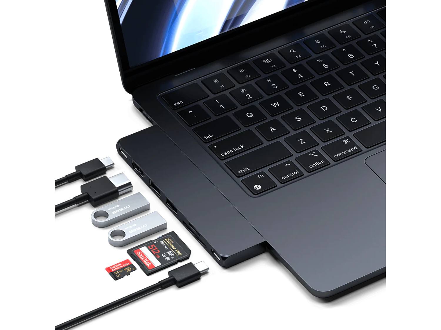 Satechi Pro Hub Slim Midnight Black