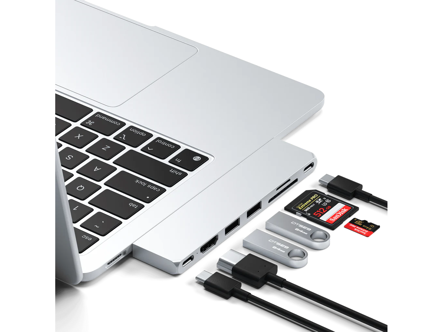 Satechi Pro Hub Slim Silver
