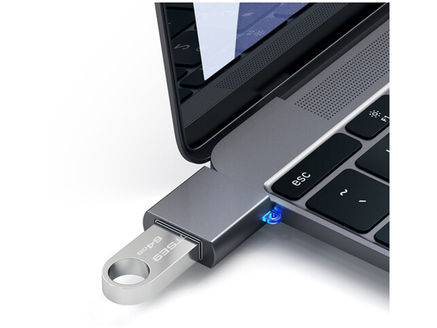 Satechi Type-C to USB-A 3.0 Adapter - Space Grey