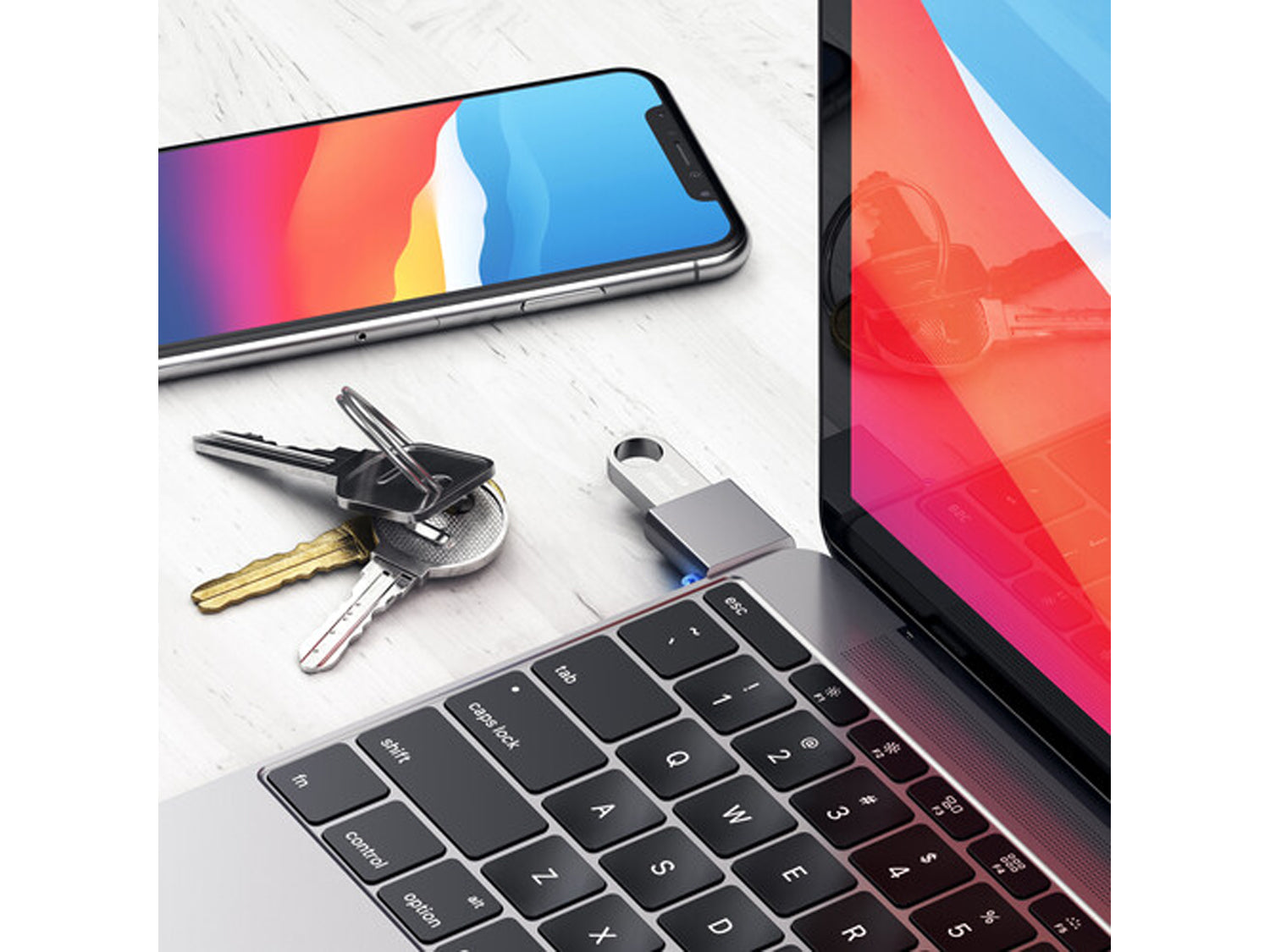 Satechi Type-C to USB-A 3.0 Adapter - Space Grey