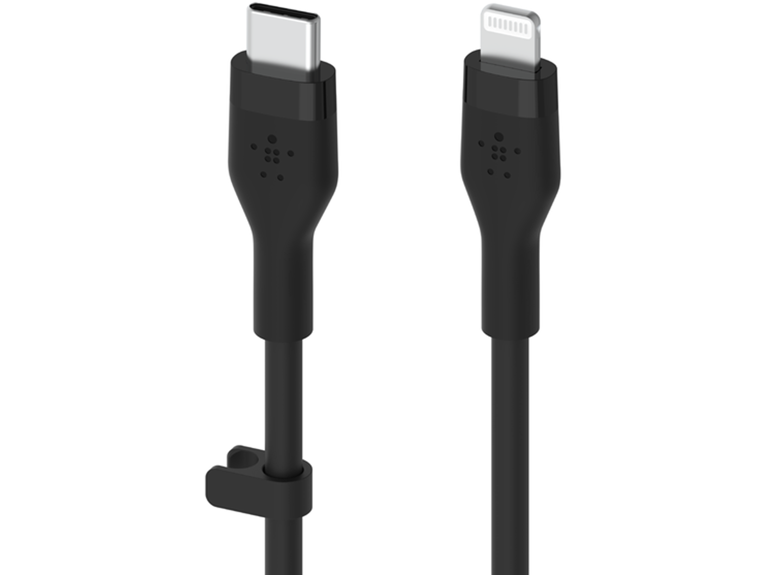 Belkin BOOST CHARGE Flex Silicone cable USB-C to Lightning - 1M - Black