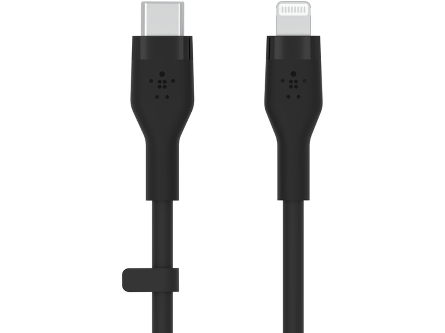 Belkin BOOST CHARGE Flex Silicone cable USB-C to Lightning - 1M - Black
