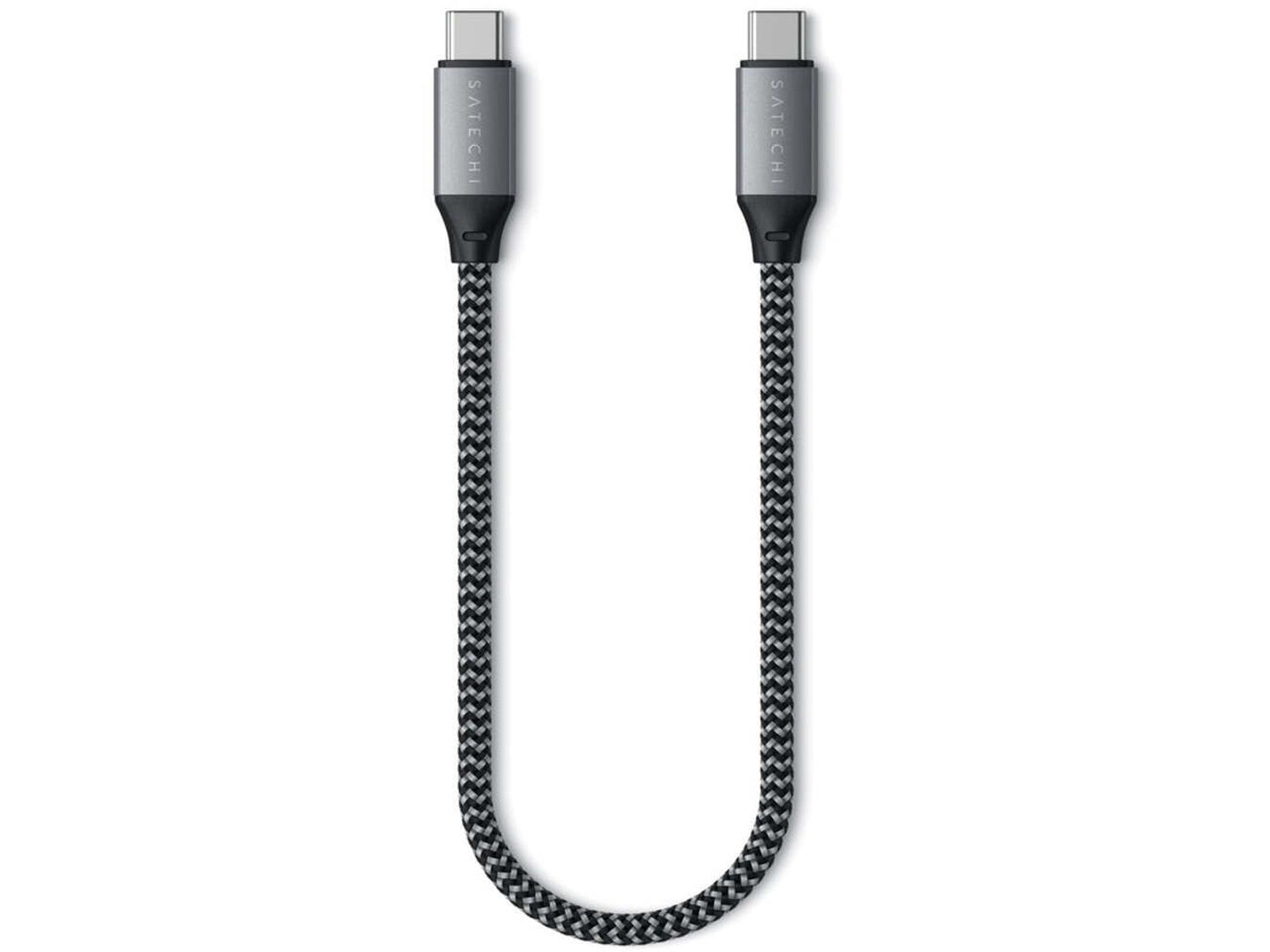 Satechi USB-C to USB-C Short Cable - 25cm - Space Grey