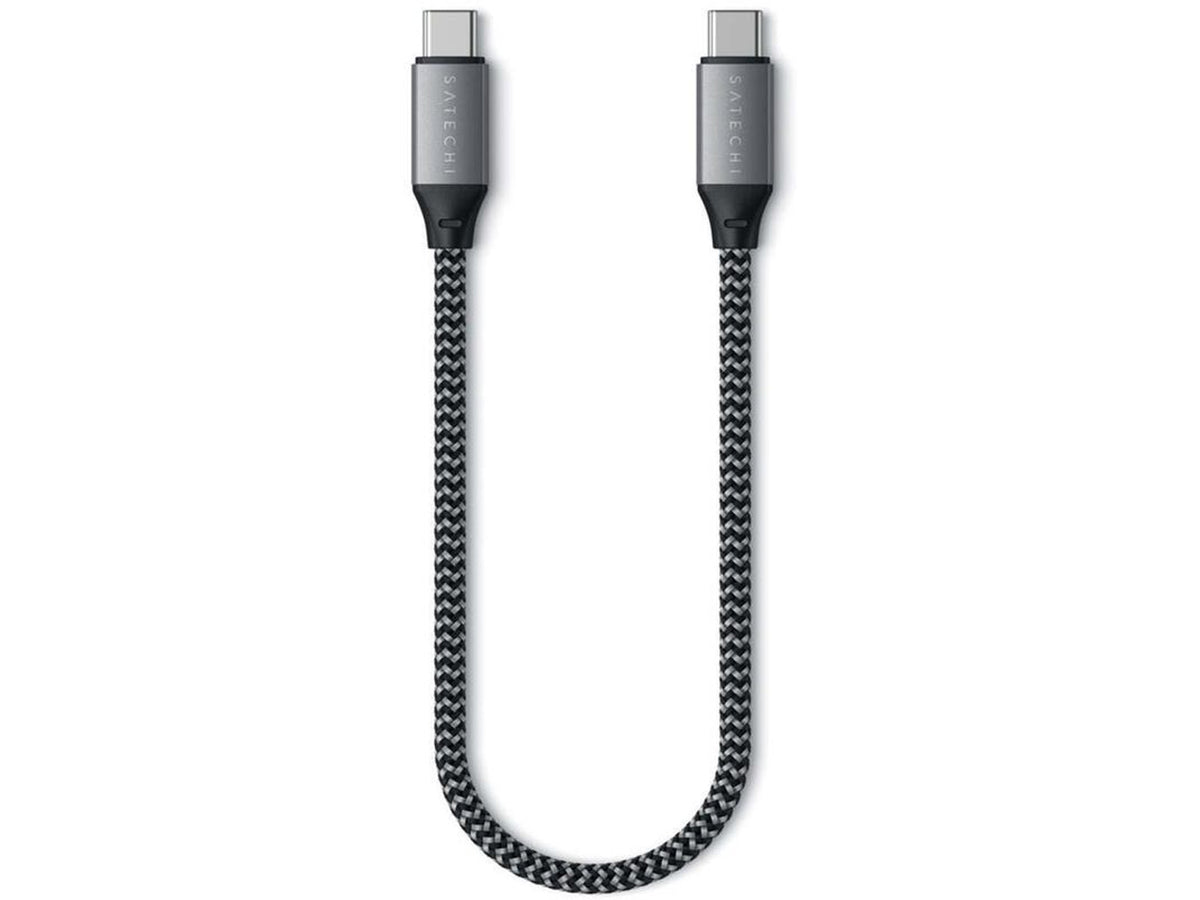 Satechi USB-C to USB-C Short Cable - 25cm - Space Grey